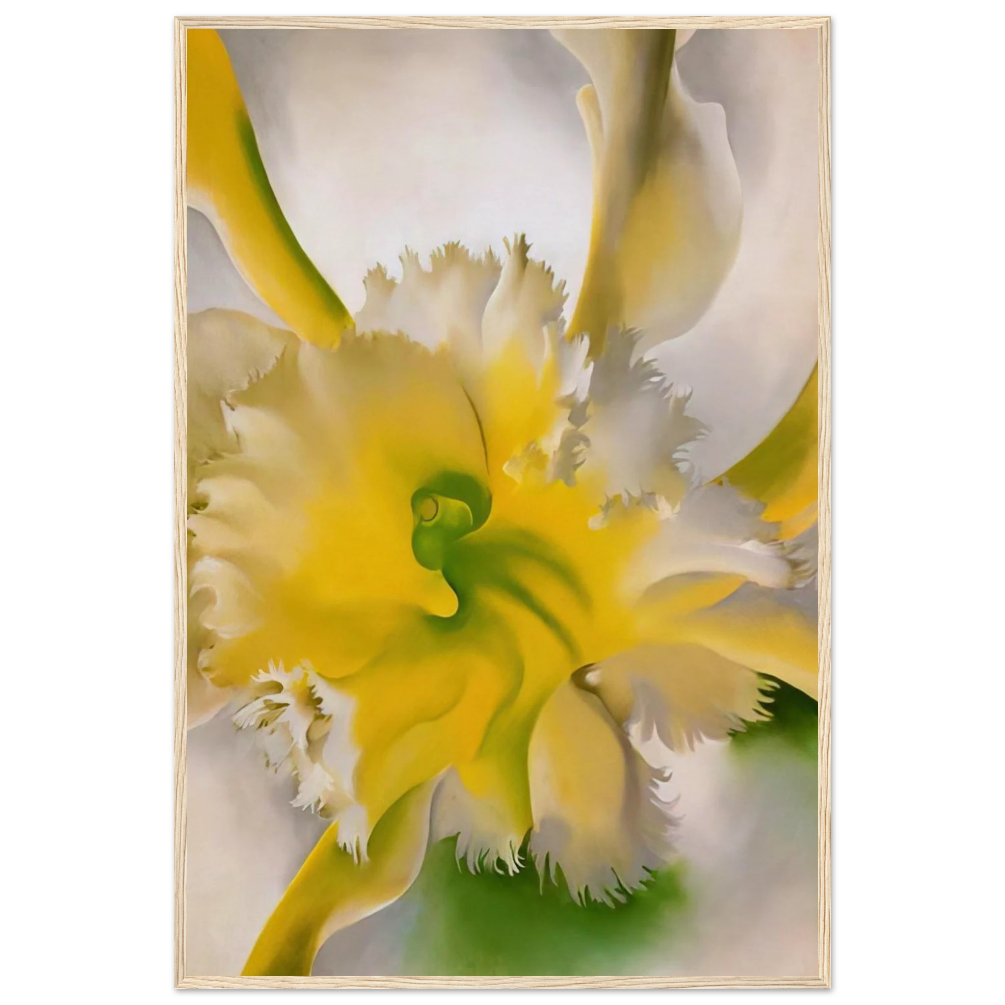 An Orchid Framed Poster | Georgia O'Keeffe Framed Prints Wall Art | Georgia O Keeffe Prints