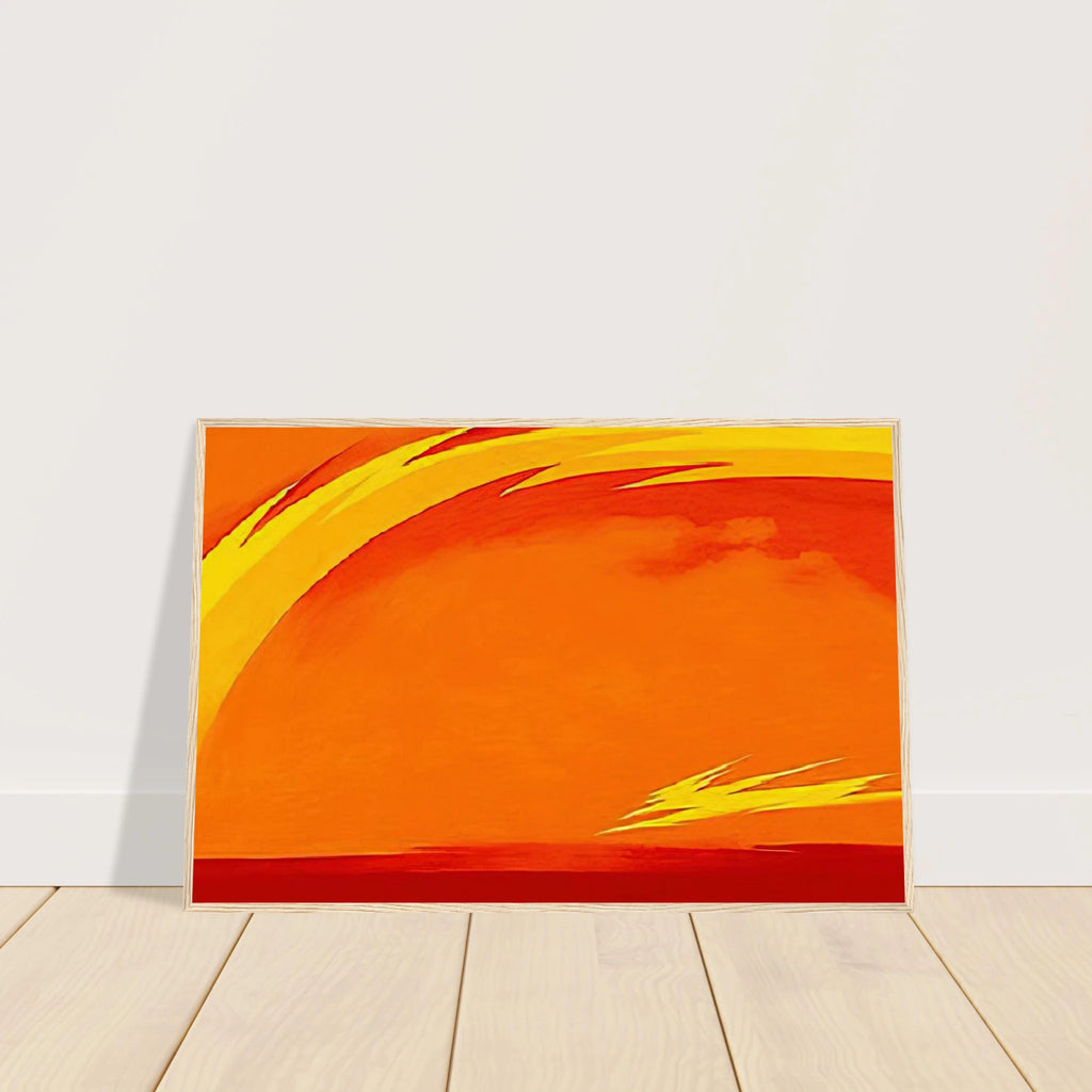 From the Plains II Framed Poster | Georgia O'Keeffe Framed Prints Wall Art | Georgia O Keeffe Prints