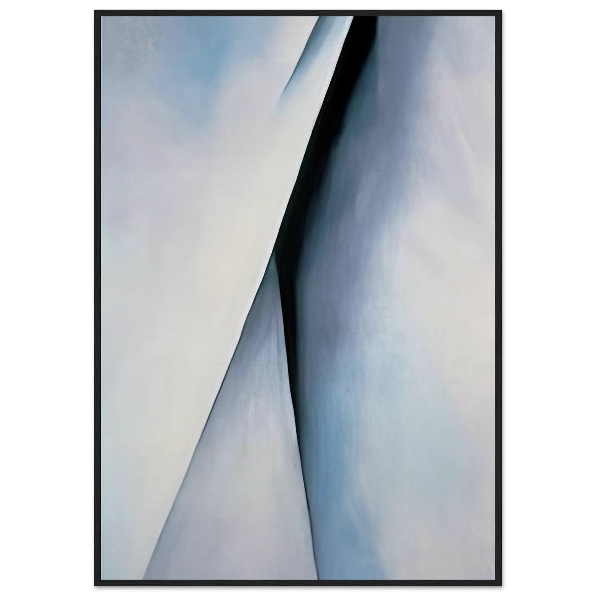 Abstraction White Framed Poster | Georgia O'Keeffe Framed Prints Wall Art | Georgia O Keeffe Prints