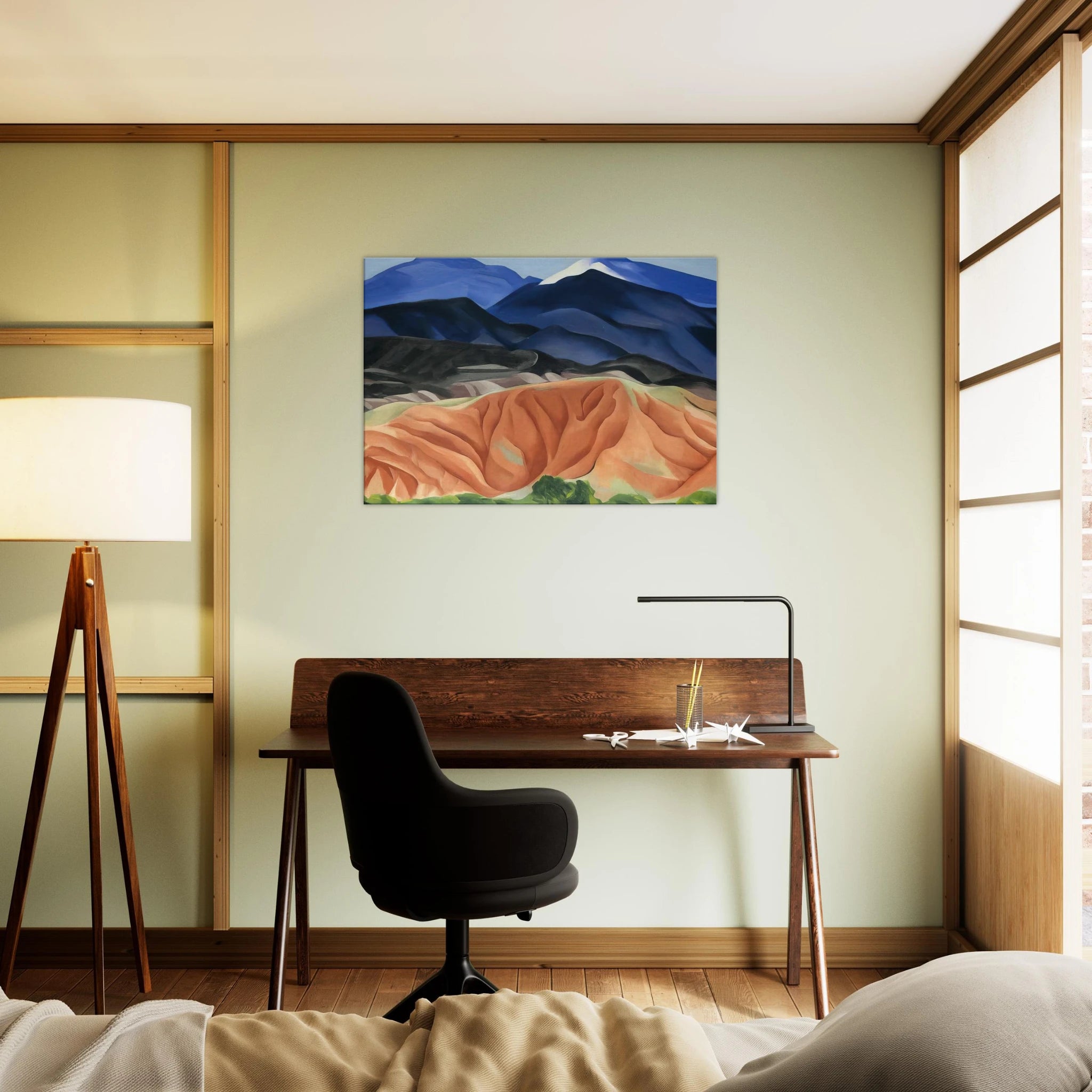 Black Mesa Landscape, New Mexico - Out Back of Mary`s II Canvas | Georgia O'Keeffe Canvas | Georgia O Keeffe Prints