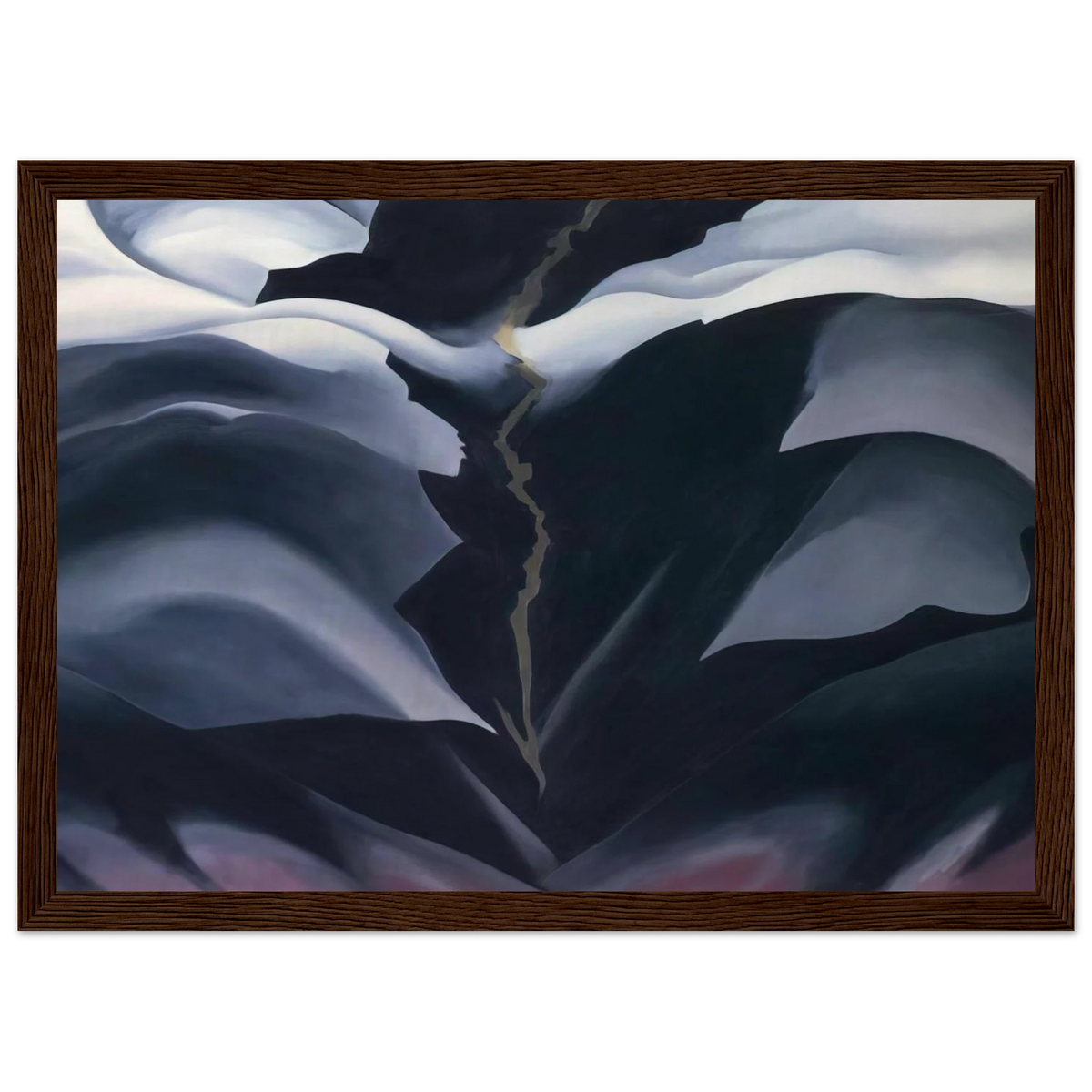 Black Place II Framed Poster | Georgia O'Keeffe Framed Prints Wall Art | Georgia O Keeffe Prints