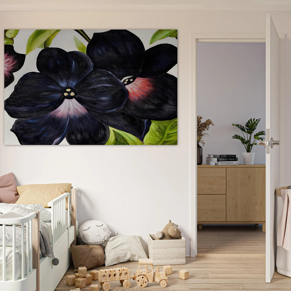 Black and Purple Petunias Poster | Georgia O'Keeffe Poster | Georgia O Keeffe Prints