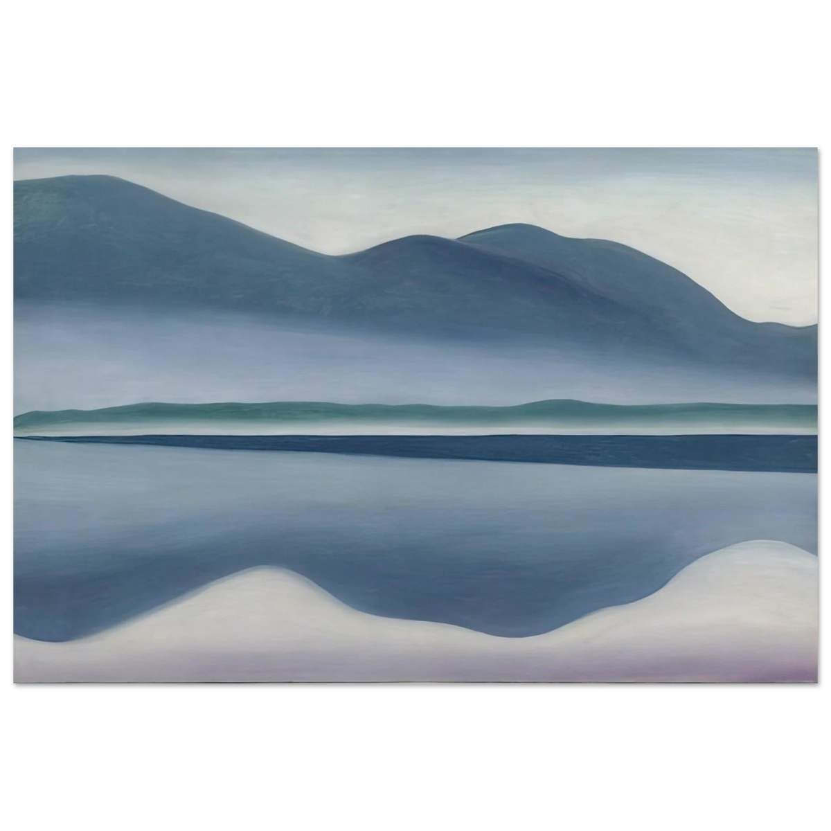 Lake George  formerly Reflection Seascape  Poster | Georgia O'Keeffe Poster | Georgia O Keeffe Prints