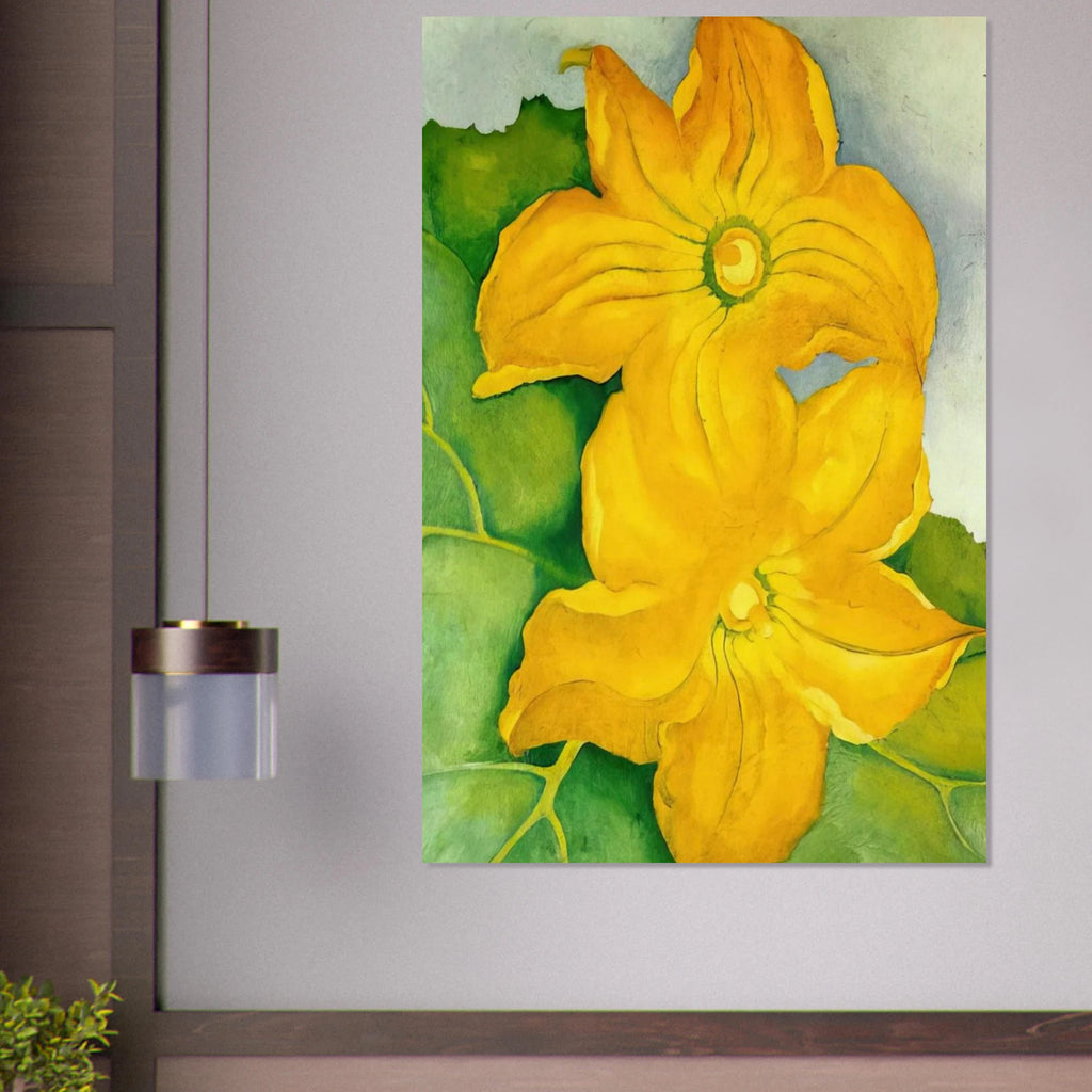 Squash Blossoms I Poster | Georgia O'Keeffe Poster | Georgia O Keeffe Prints