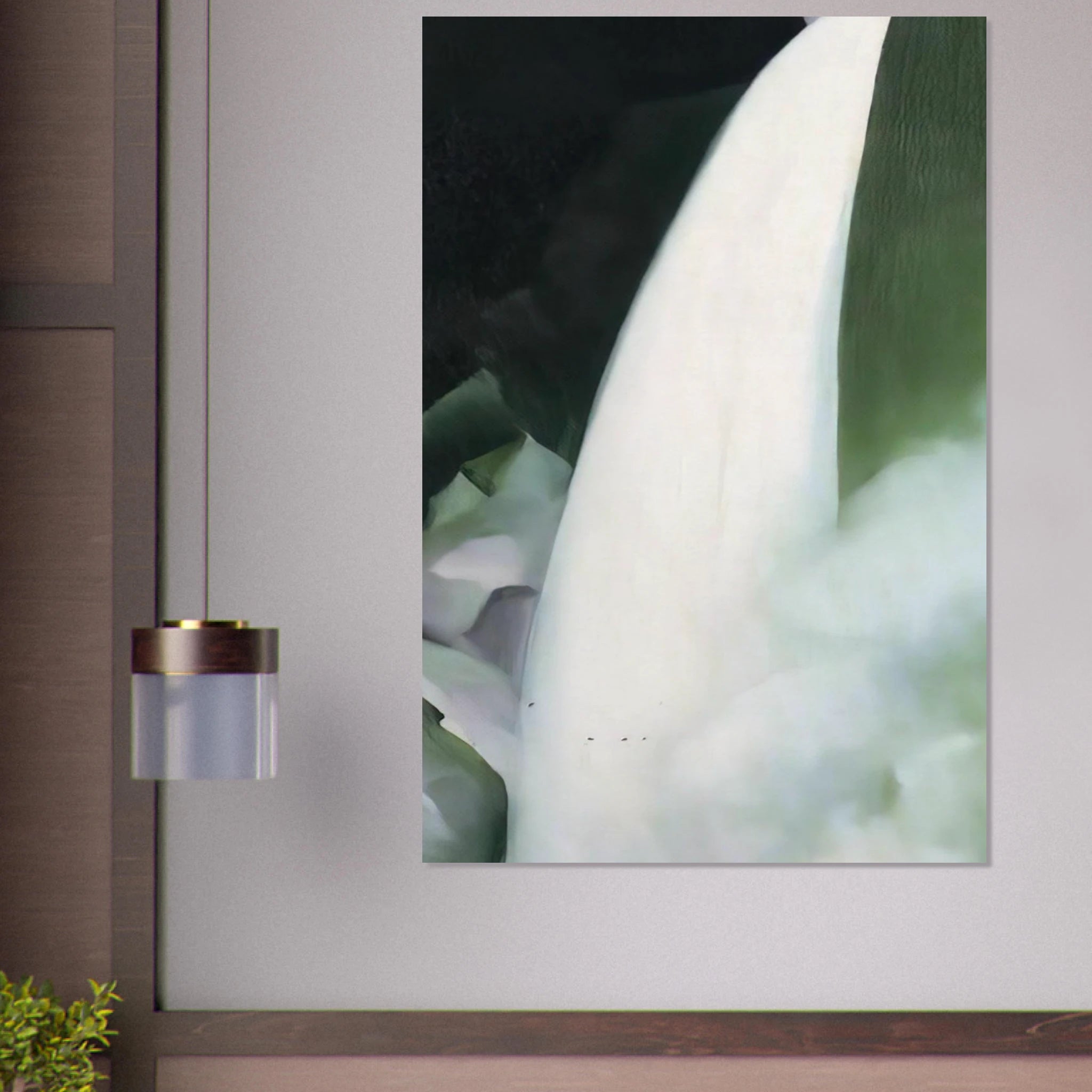 Green and White Poster | Georgia O'Keeffe Poster | Georgia O Keeffe Prints