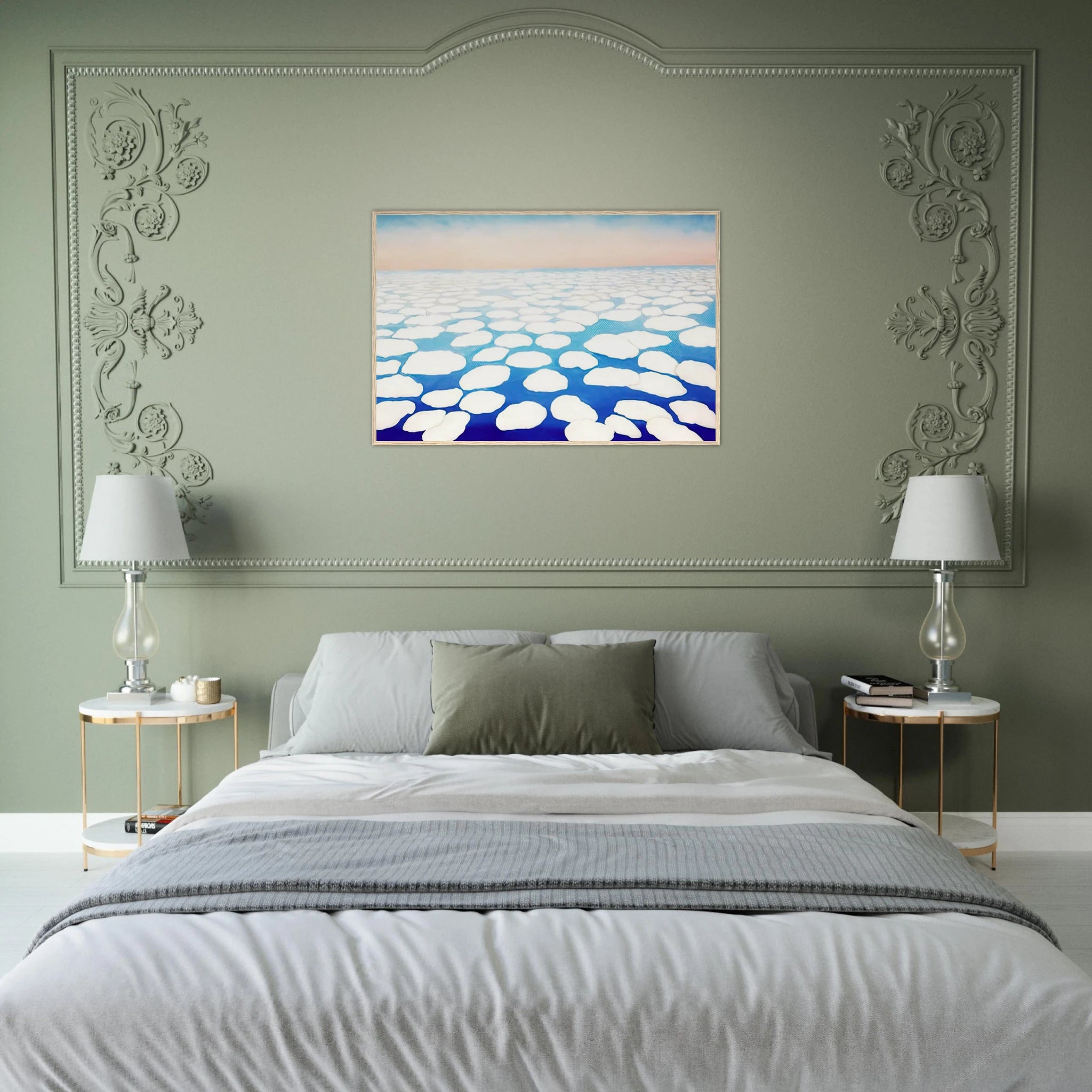Sky Above the Clouds II Framed Poster | Georgia O'Keeffe Framed Prints Wall Art | Georgia O Keeffe Prints