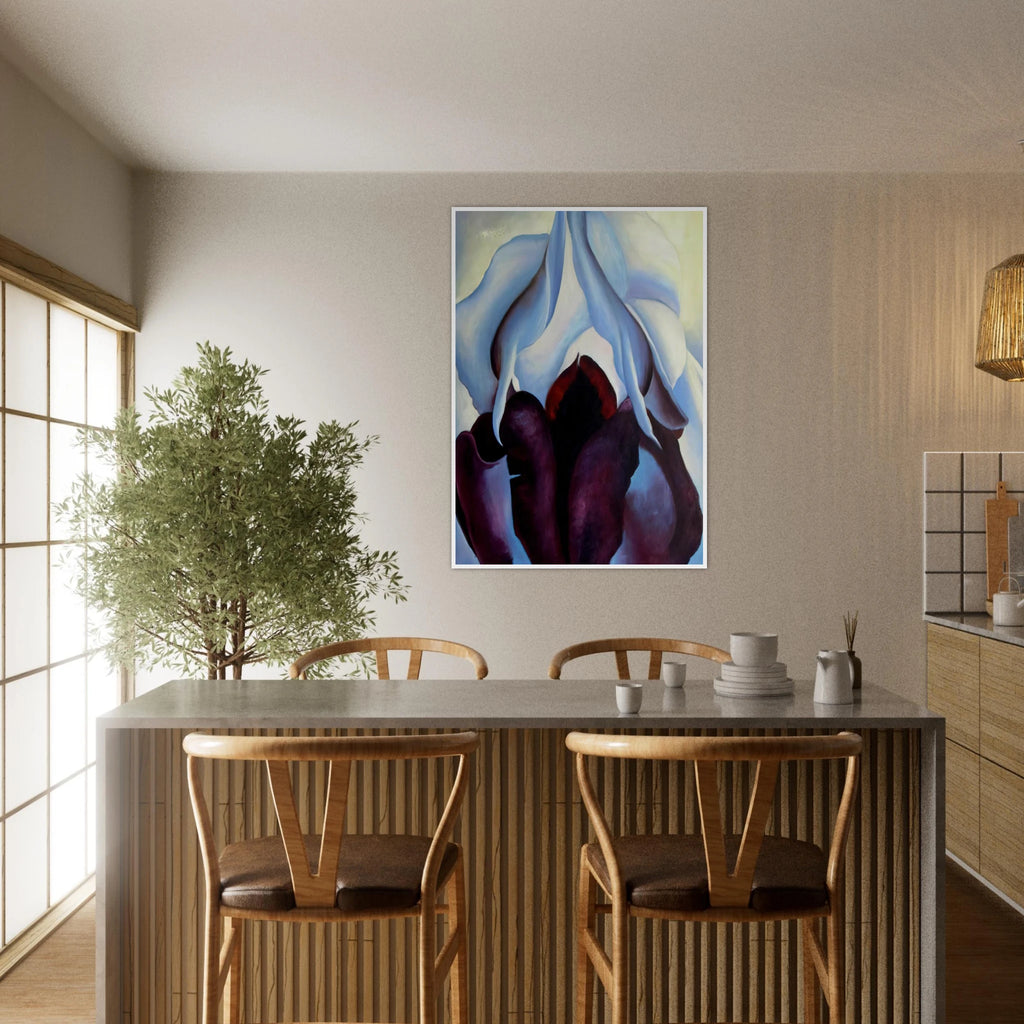Flower of Life Framed Poster | Georgia O'Keeffe Framed Prints Wall Art | Georgia O Keeffe Prints