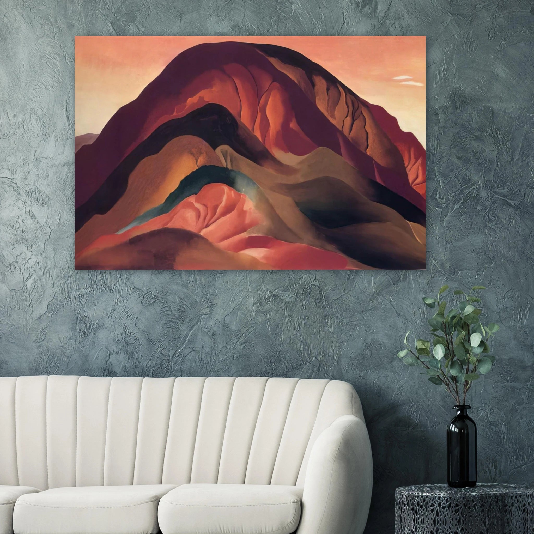 Rust Red Hills Poster | Georgia O'Keeffe Poster | Georgia O Keeffe Prints