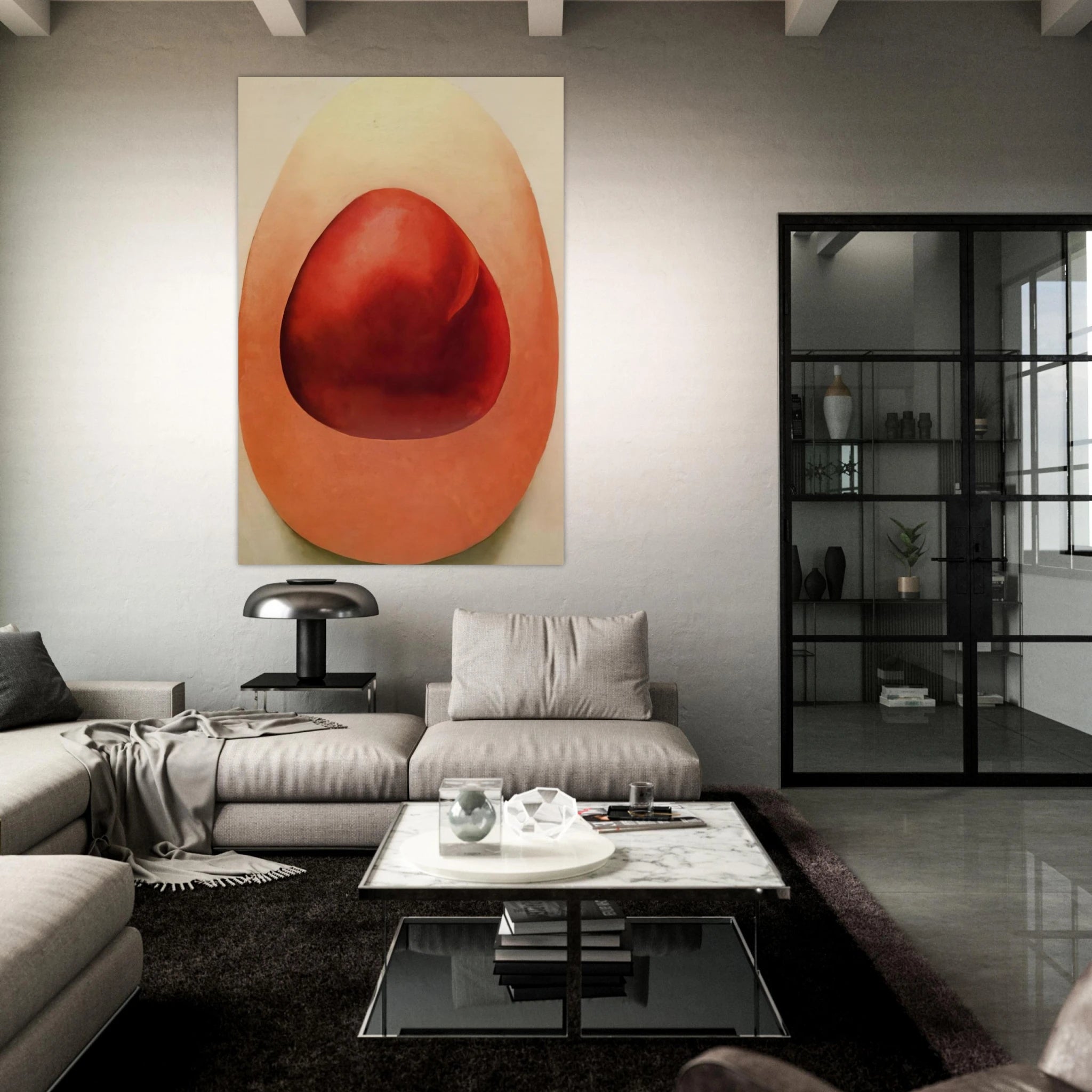 Red and Pink Rocks Poster | Georgia O'Keeffe Poster | Georgia O Keeffe Prints