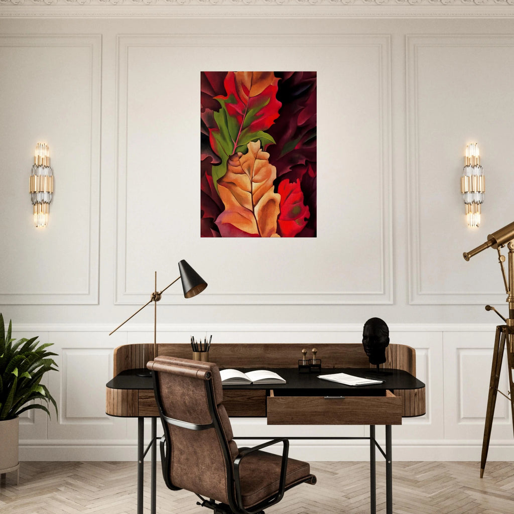 Autumn Leaves - Lake George, N.Y. Canvas | Georgia O'Keeffe Canvas | Georgia O Keeffe Prints