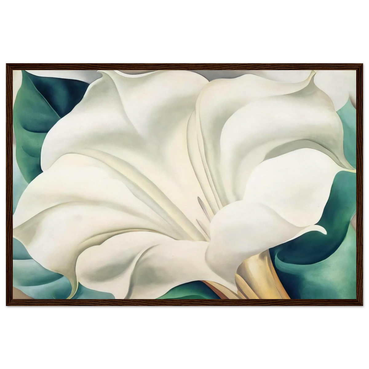 Jimson Weed 2 Framed Poster | Georgia O'Keeffe Framed Prints Wall Art | Georgia O Keeffe Prints