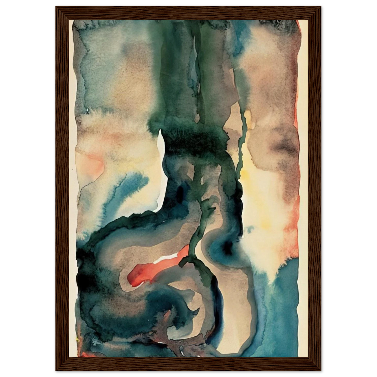 Portrait No. III Framed Poster | Georgia O'Keeffe Framed Prints Wall Art | Georgia O Keeffe Prints