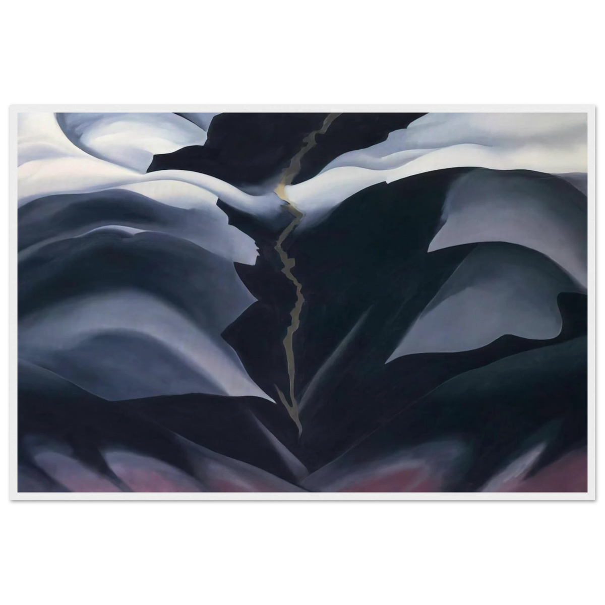 Black Place II Framed Poster | Georgia O'Keeffe Framed Prints Wall Art | Georgia O Keeffe Prints