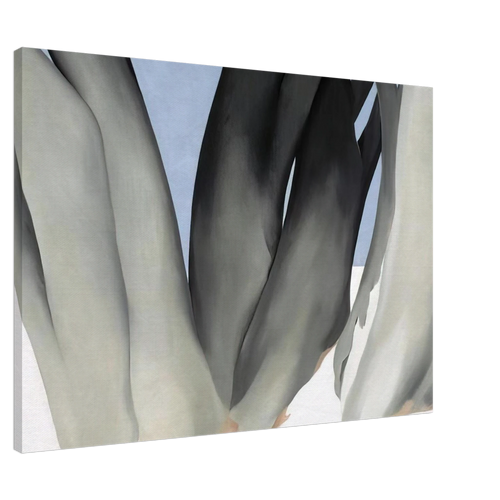 Bare Tree Trunks with Snow Canvas | Georgia O'Keeffe Canvas | Georgia O Keeffe Prints