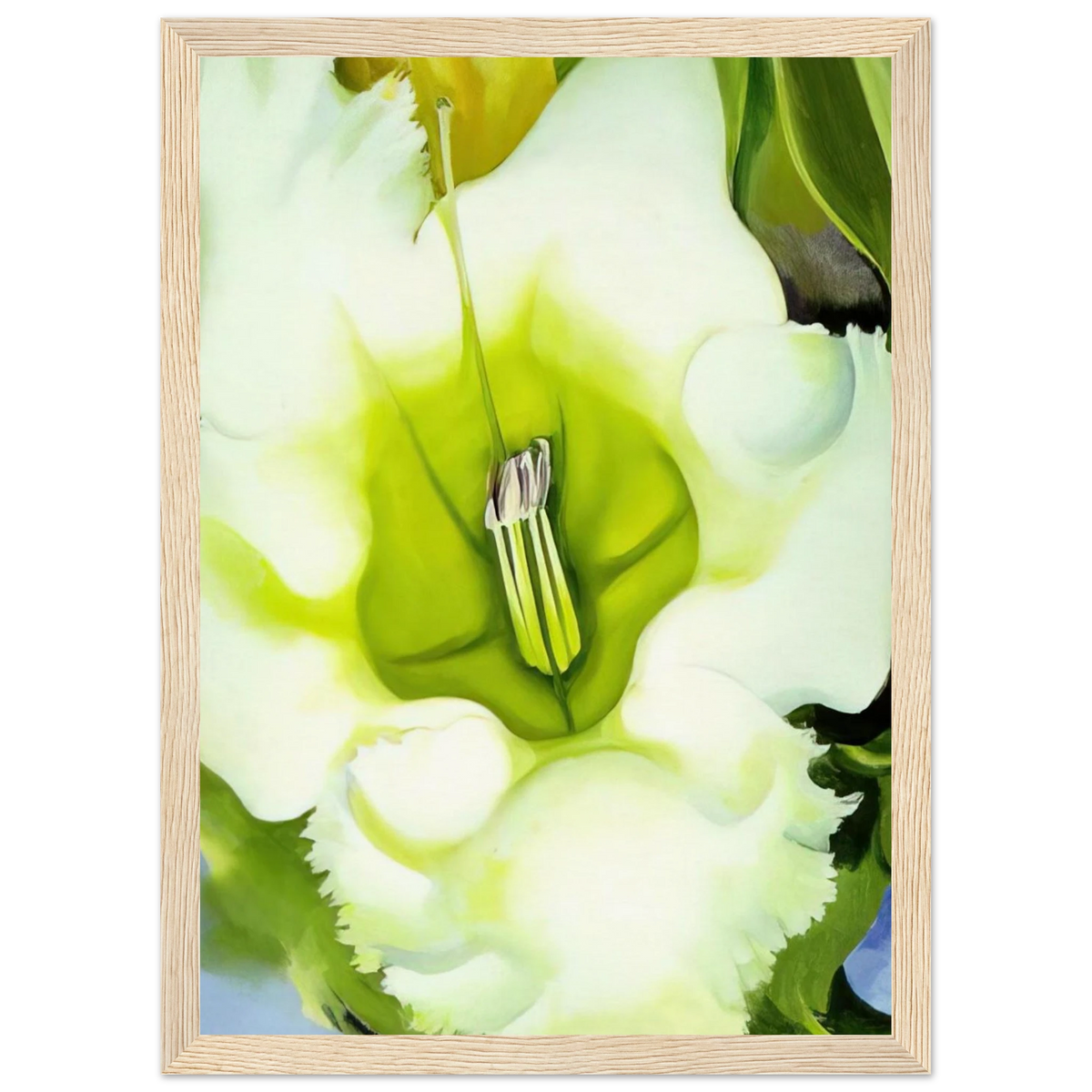 Cup Of Silver Ginger Framed Poster | Georgia O'Keeffe Framed Prints Wall Art | Georgia O Keeffe Prints