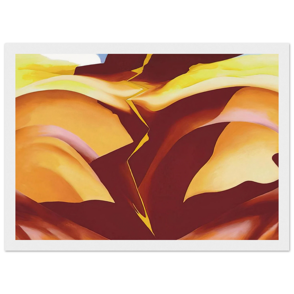 Black Place IV Framed Poster | Georgia O'Keeffe Framed Prints Wall Art | Georgia O Keeffe Prints