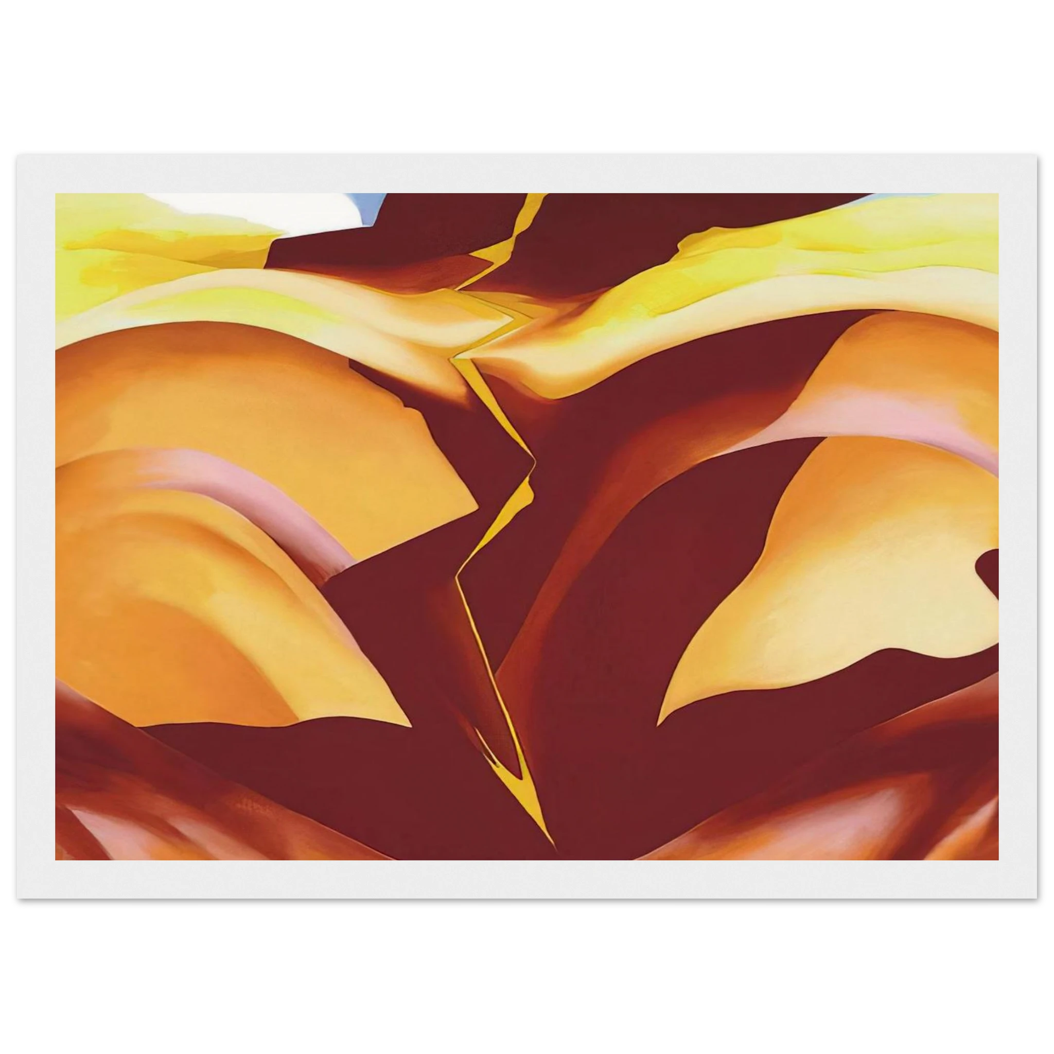 Black Place IV Framed Poster | Georgia O'Keeffe Framed Prints Wall Art | Georgia O Keeffe Prints