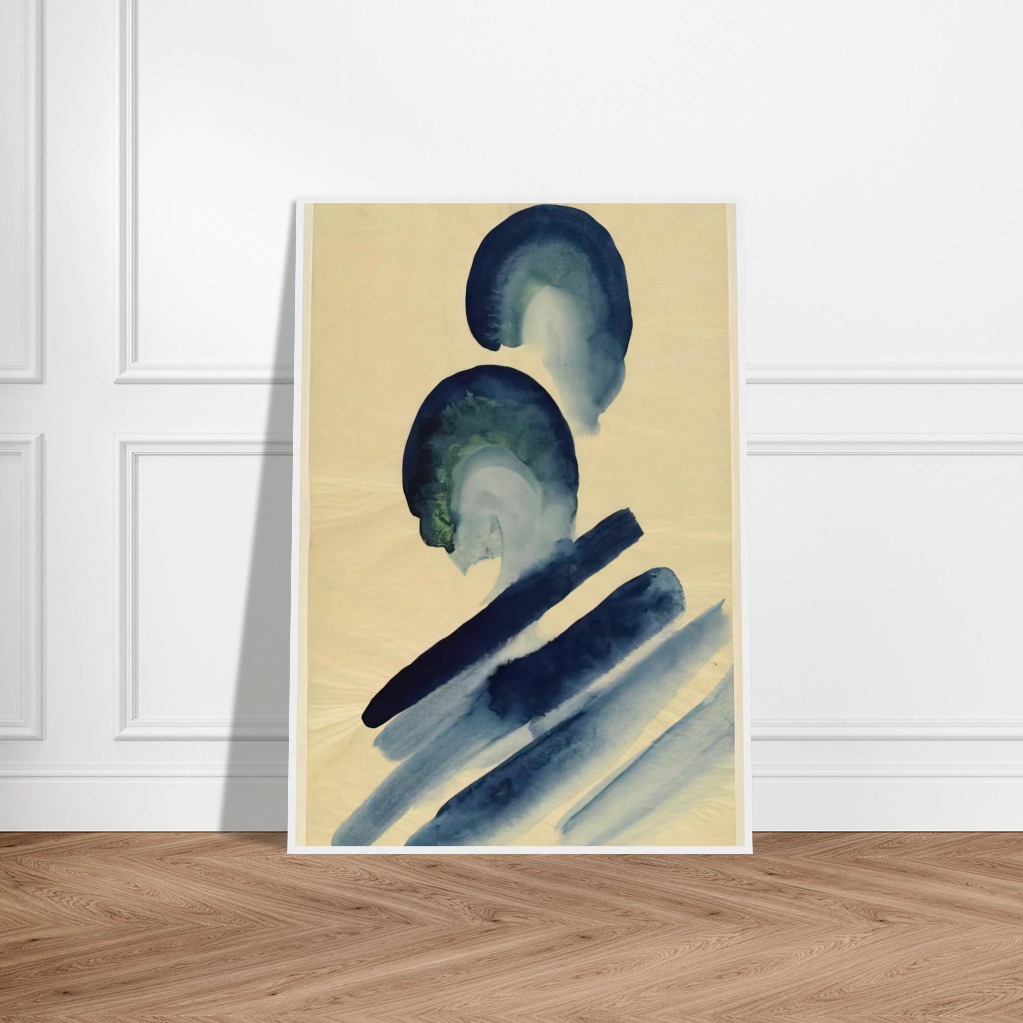 Blue-02 Framed Poster | Georgia O'Keeffe Framed Prints Wall Art | Georgia O Keeffe Prints