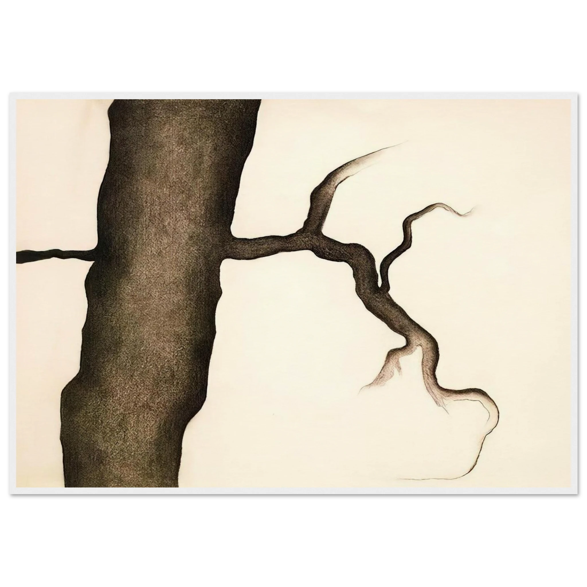 Drawing III Framed Poster | Georgia O'Keeffe Framed Prints Wall Art | Georgia O Keeffe Prints