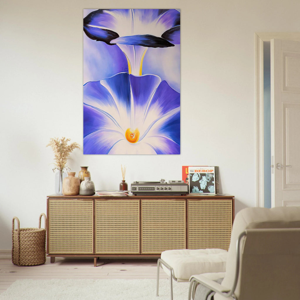 Blue Morning Glories Poster | Georgia O'Keeffe Poster | Georgia O Keeffe Prints