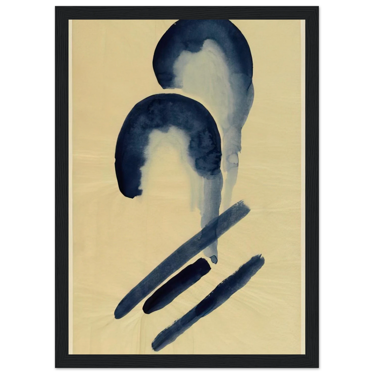 Blue-04 Framed Poster | Georgia O'Keeffe Framed Prints Wall Art | Georgia O Keeffe Prints