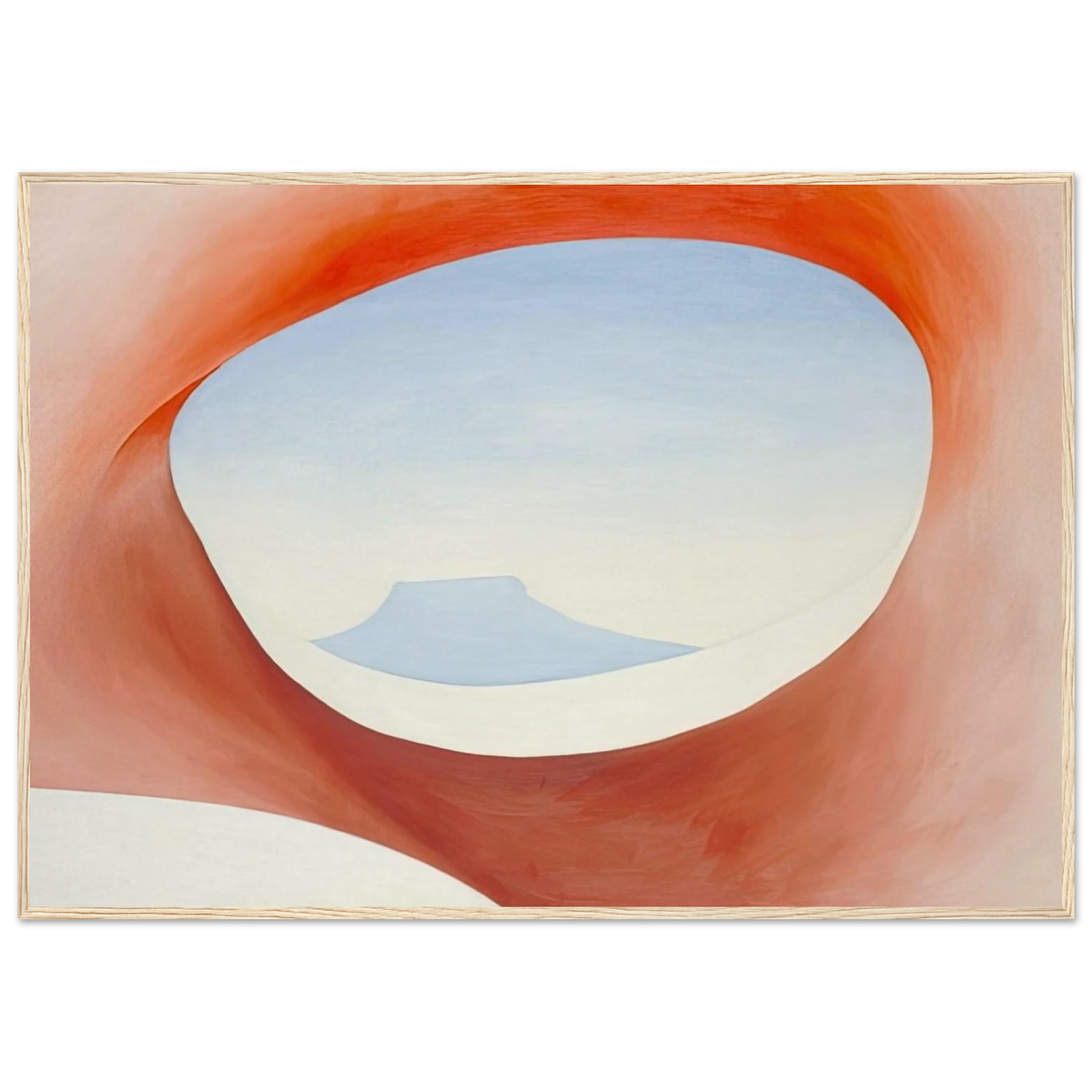 Pedernal - From the Ranch I Framed Poster | Georgia O'Keeffe Framed Prints Wall Art | Georgia O Keeffe Prints