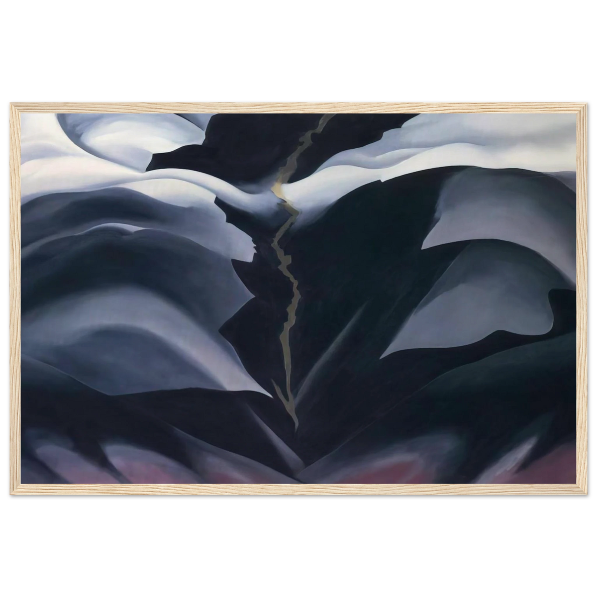 Black Place II Framed Poster | Georgia O'Keeffe Framed Prints Wall Art | Georgia O Keeffe Prints