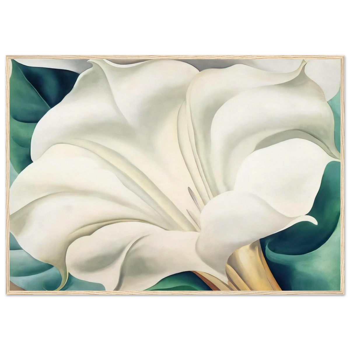 Jimson Weed 2 Framed Poster | Georgia O'Keeffe Framed Prints Wall Art | Georgia O Keeffe Prints