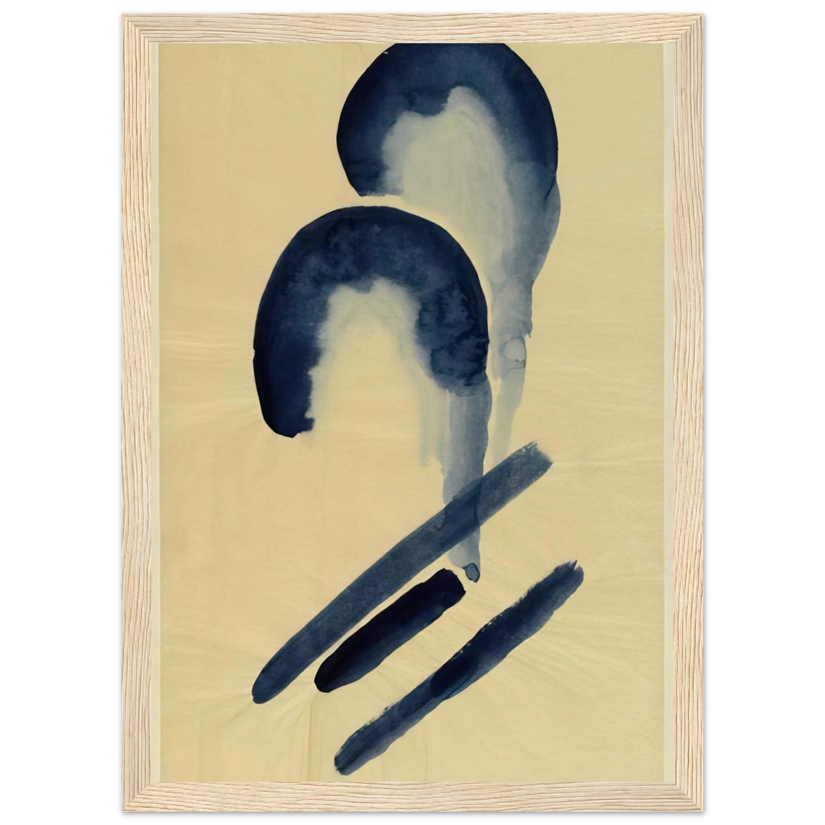 Blue-04 Framed Poster | Georgia O'Keeffe Framed Prints Wall Art | Georgia O Keeffe Prints