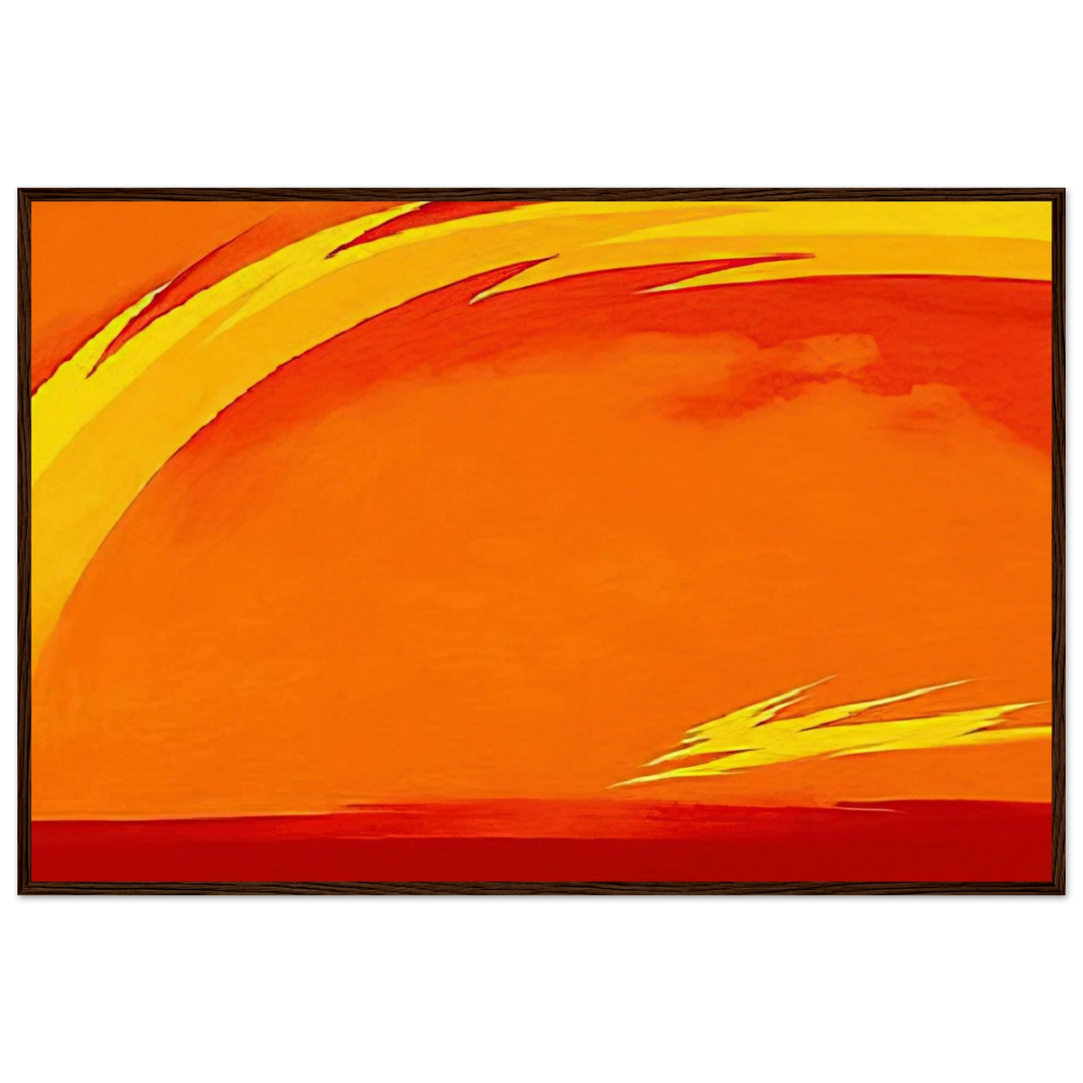 From the Plains II Framed Poster | Georgia O'Keeffe Framed Prints Wall Art | Georgia O Keeffe Prints