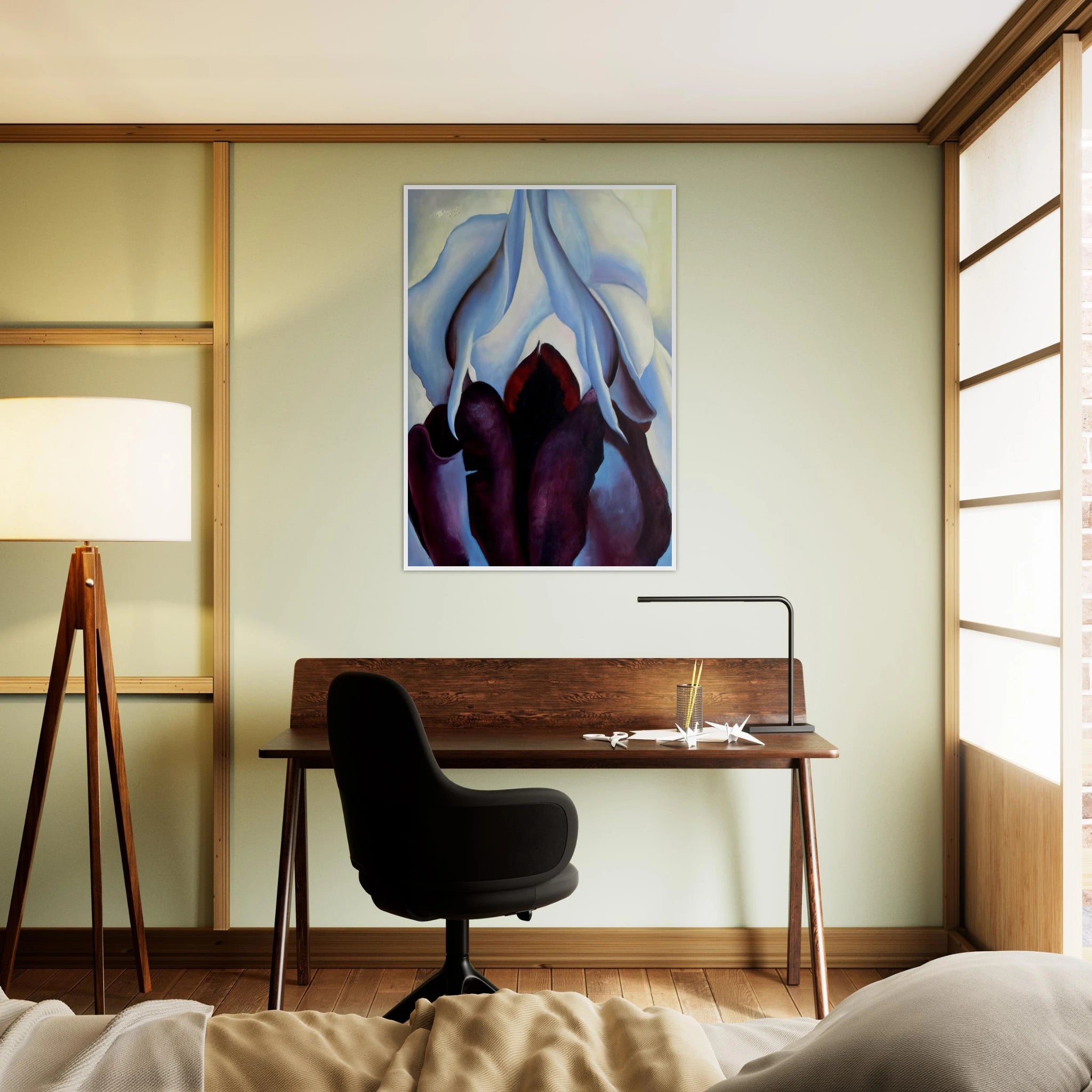Flower of Life Framed Poster | Georgia O'Keeffe Framed Prints Wall Art | Georgia O Keeffe Prints