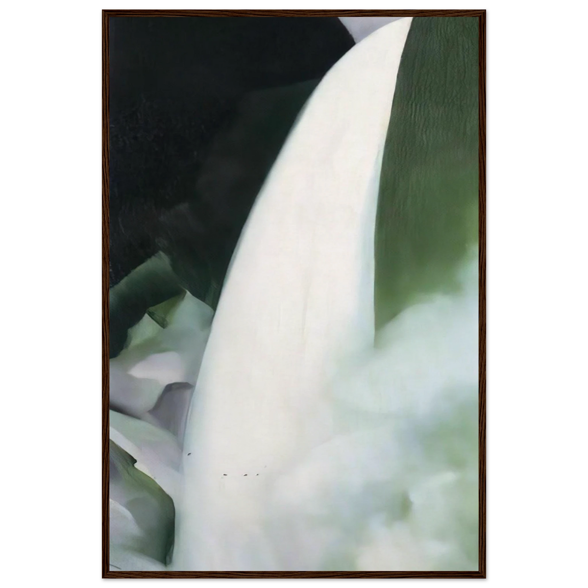 Green and White Framed Poster | Georgia O'Keeffe Framed Prints Wall Art | Georgia O Keeffe Prints