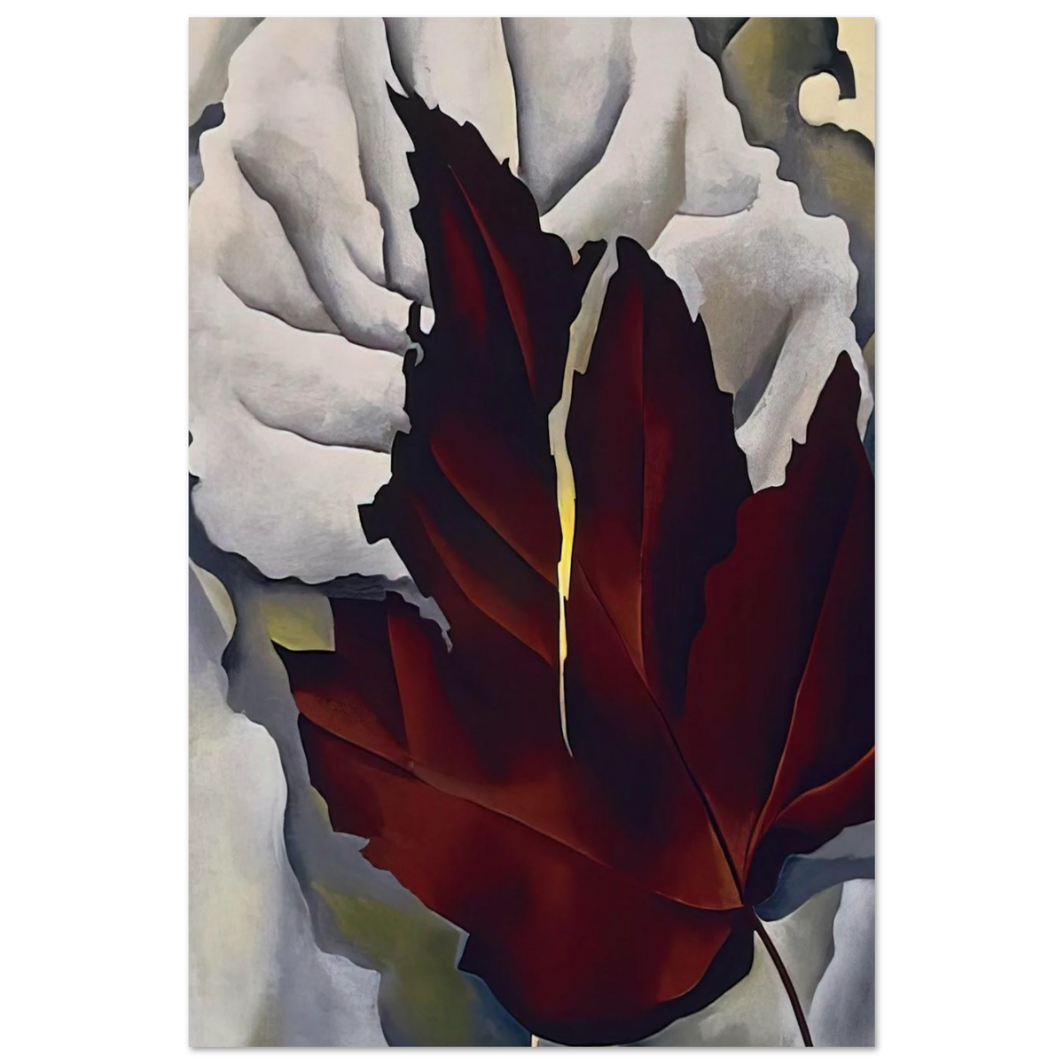 Pattern of Leaves Poster | Georgia O'Keeffe Poster | Georgia O Keeffe Prints