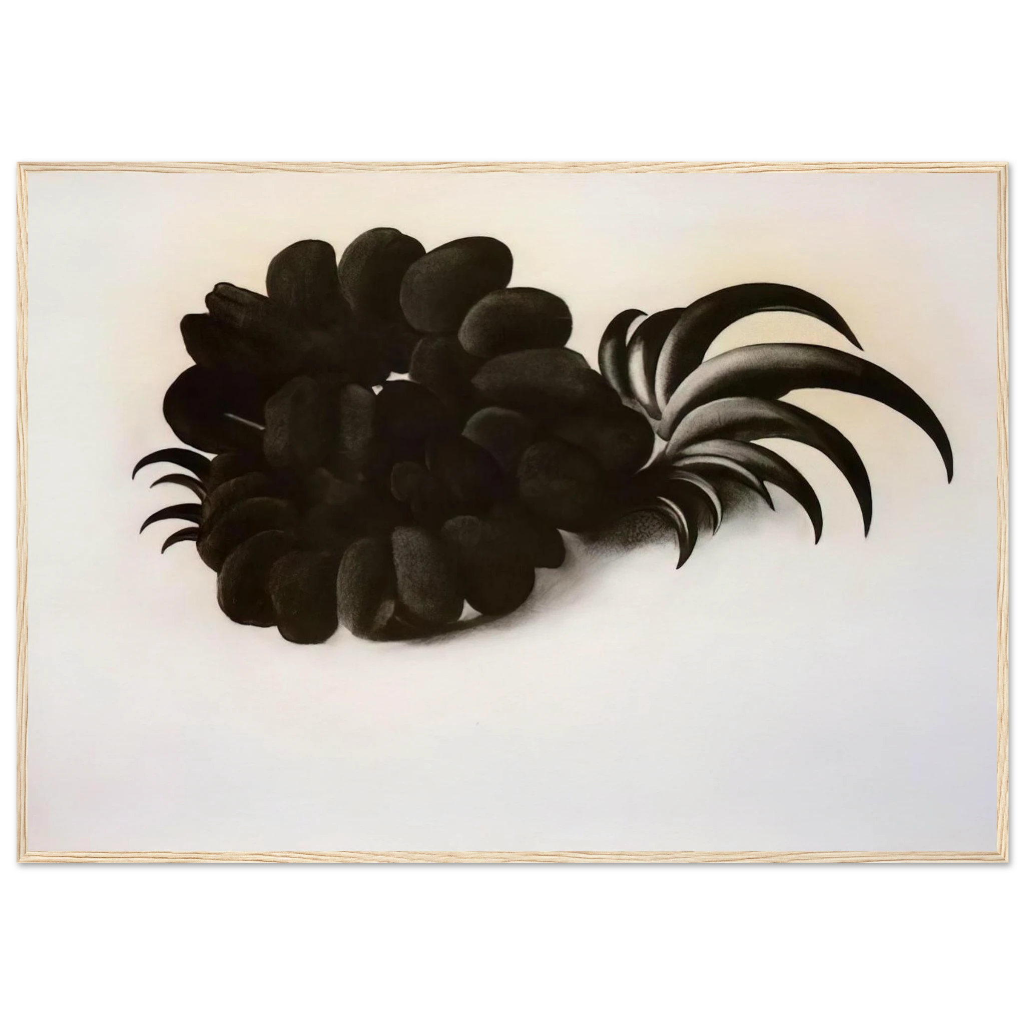 Eagle Claw and Bean Necklace Framed Poster | Georgia O'Keeffe Framed Prints Wall Art | Georgia O Keeffe Prints