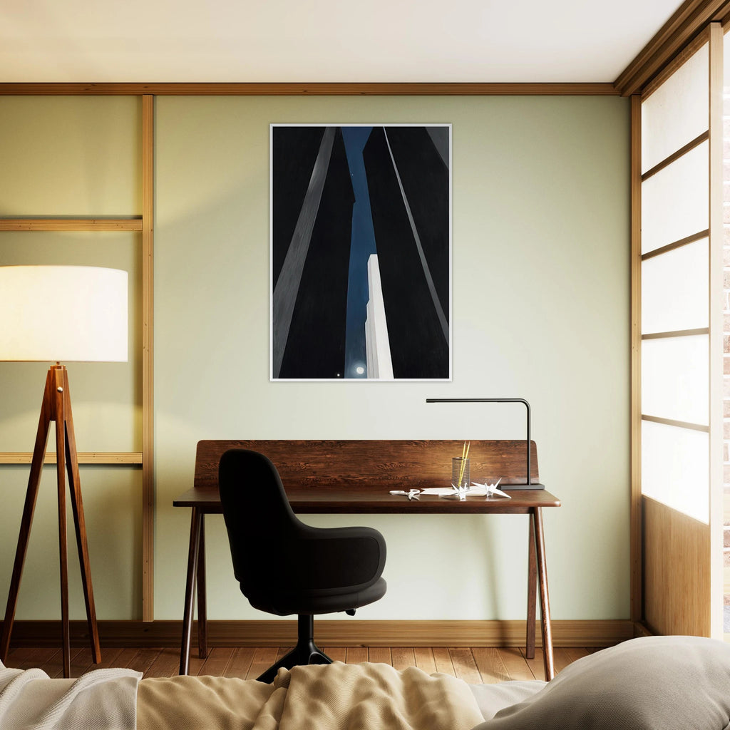 City Night Framed Poster | Georgia O'Keeffe Framed Prints Wall Art | Georgia O Keeffe Prints