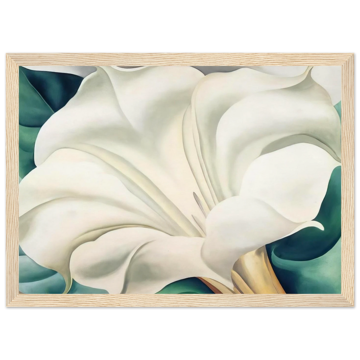 Jimson Weed 2 Framed Poster | Georgia O'Keeffe Framed Prints Wall Art | Georgia O Keeffe Prints