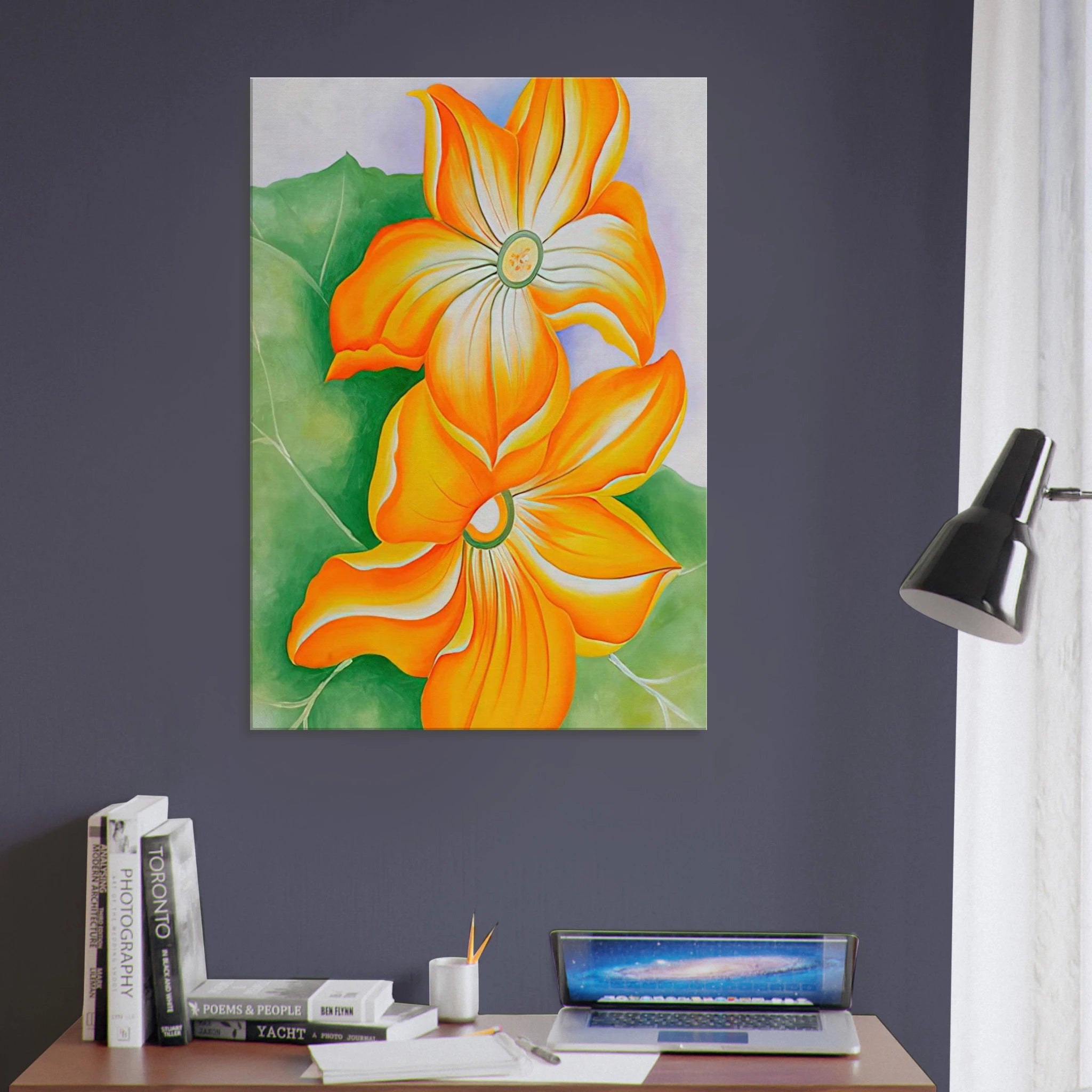 Squash Blossoms Canvas | Georgia O'Keeffe Canvas | Georgia O Keeffe Prints