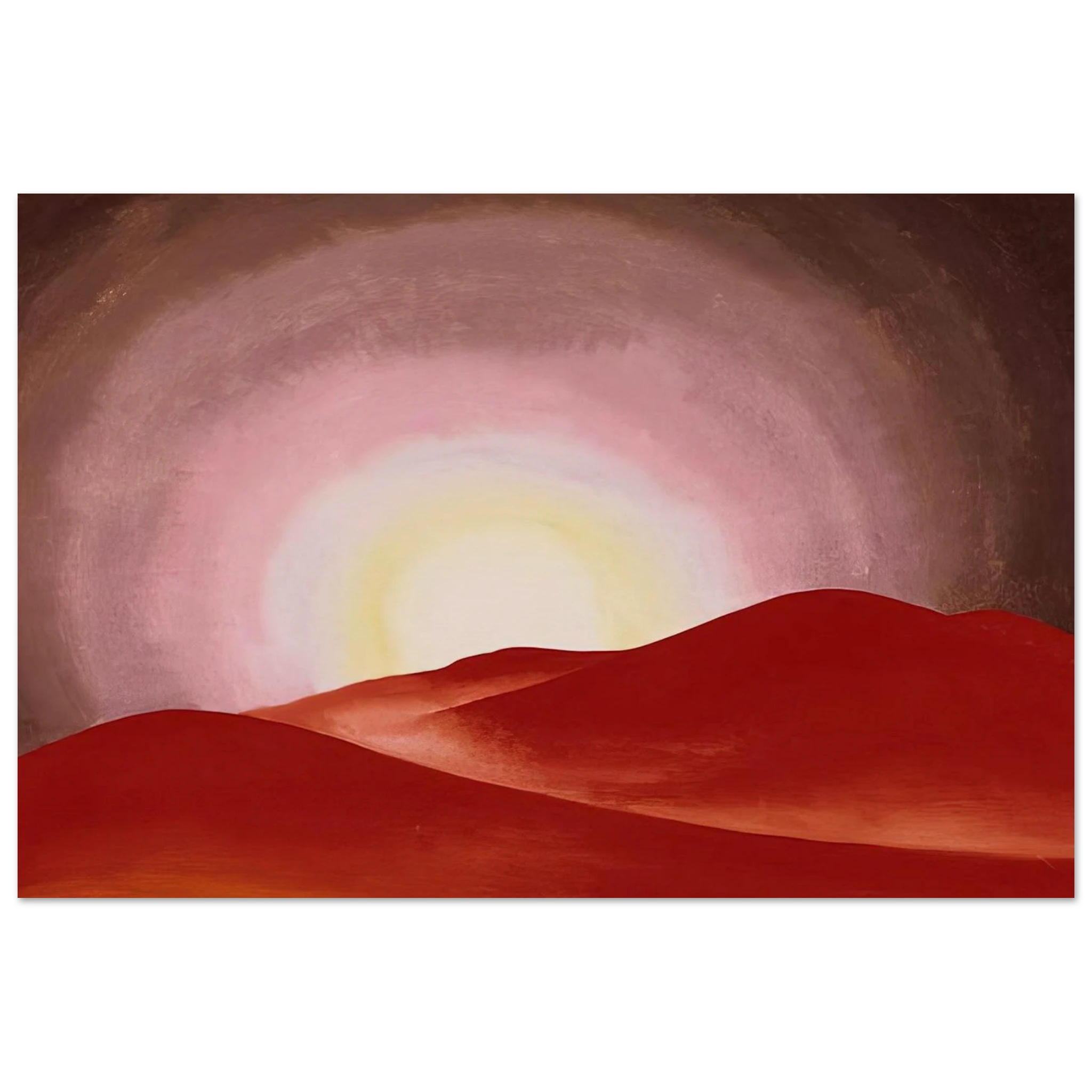 Red Hills, Lake George Poster | Georgia O'Keeffe Poster | Georgia O Keeffe Prints