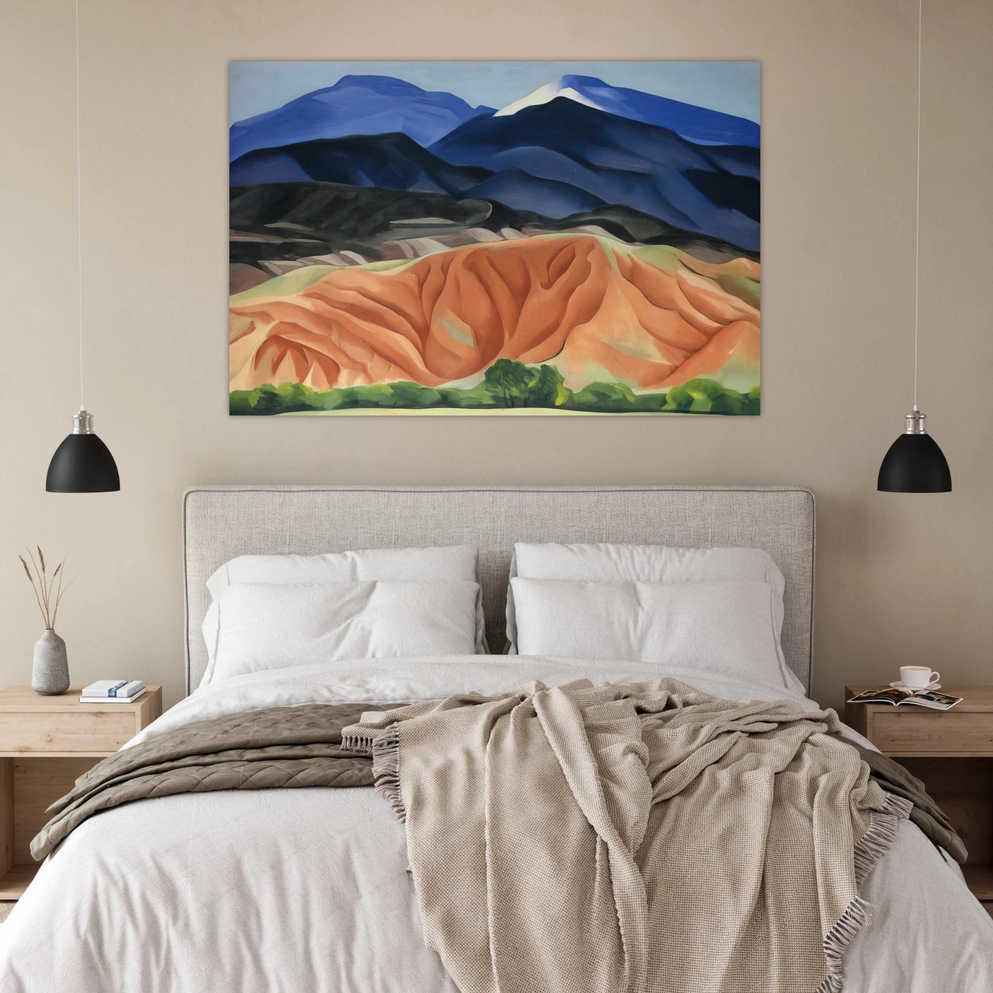 Black Mesa Landscape, New Mexico - Out Back of Mary`s II Poster | Georgia O'Keeffe Poster | Georgia O Keeffe Prints