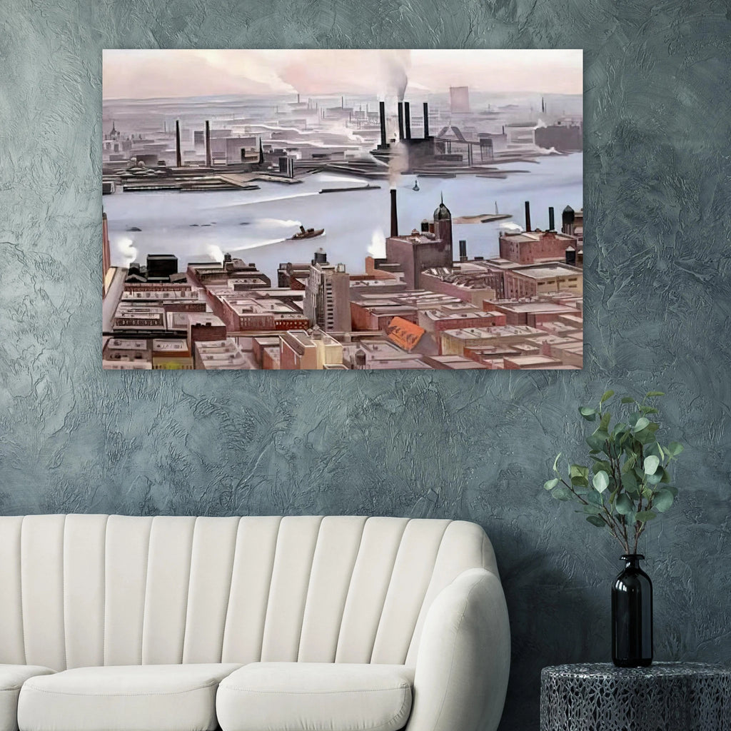 East River from the Thirtieth Story of the Shelton Hotel Poster | Georgia O'Keeffe Poster | Georgia O Keeffe Prints