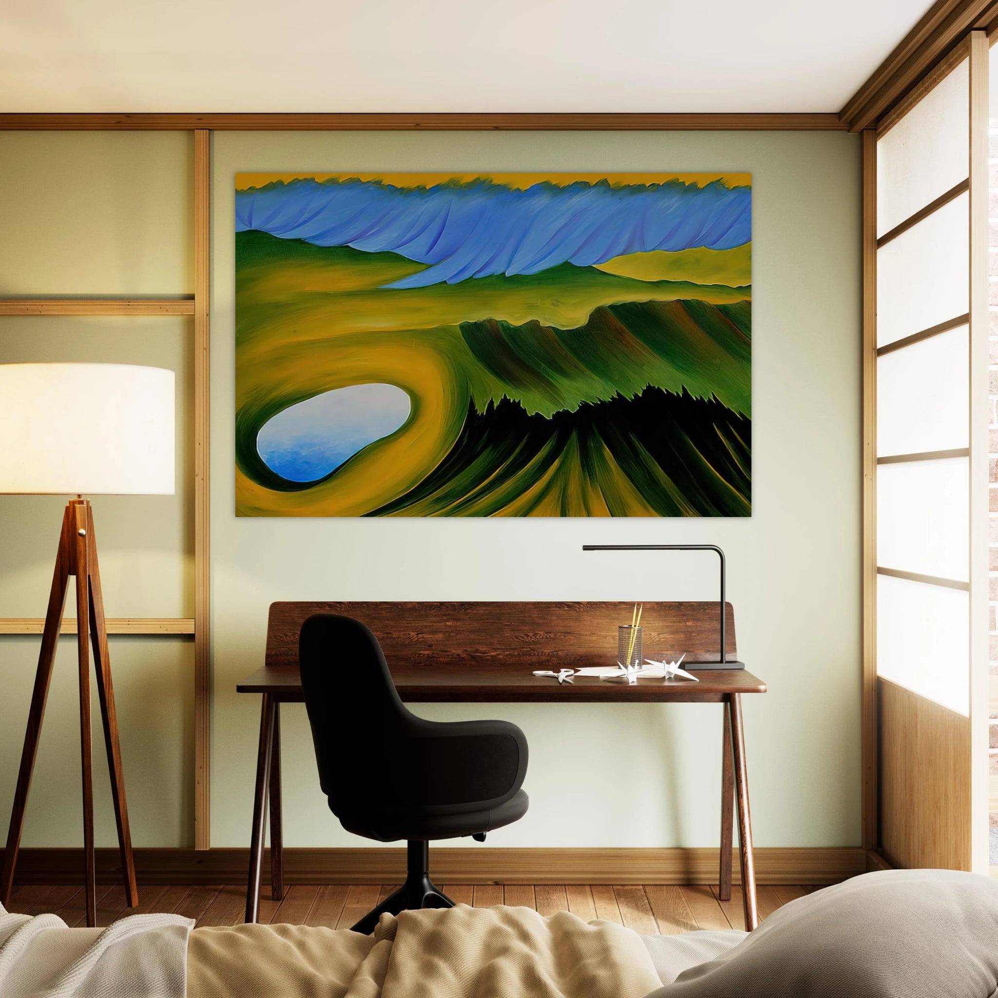 Mountains and Lake Poster | Georgia O'Keeffe Poster | Georgia O Keeffe Prints