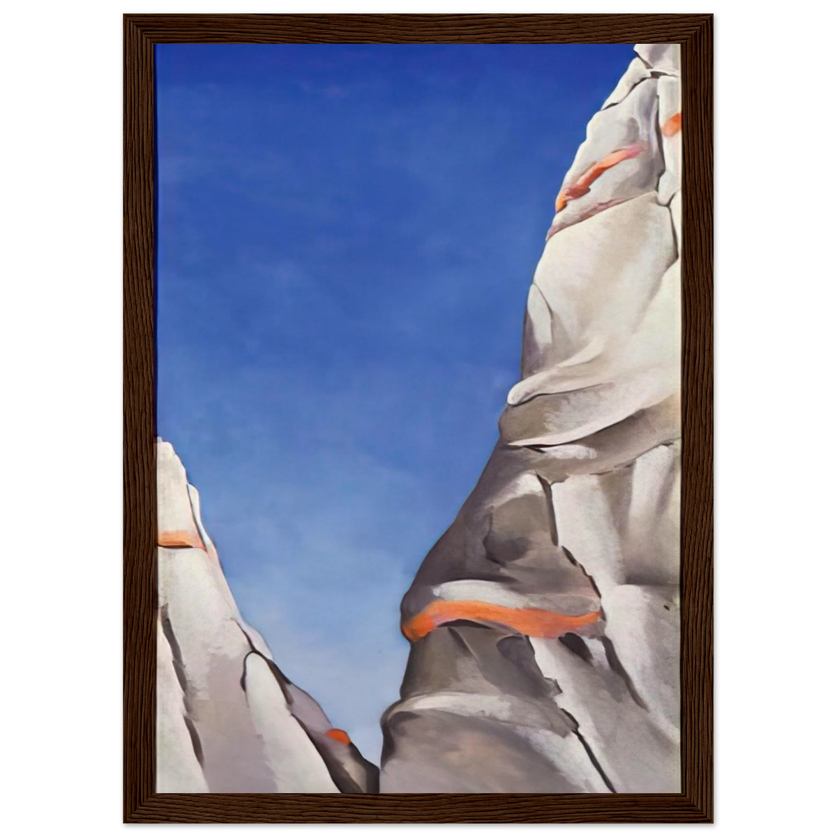Blue Sky Framed Poster | Georgia O'Keeffe Framed Prints Wall Art | Georgia O Keeffe Prints