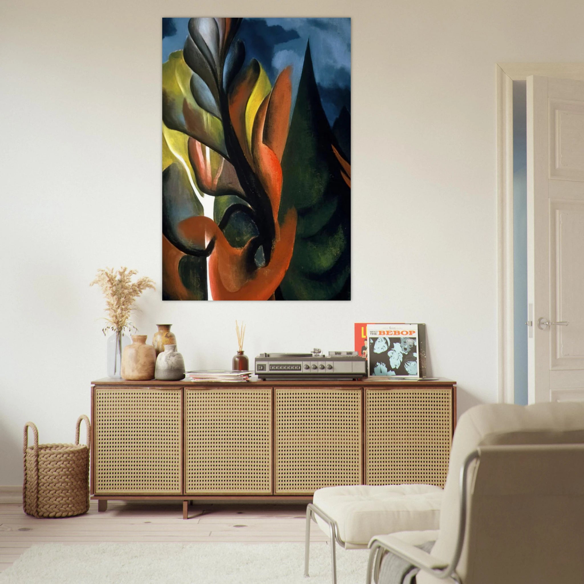 Maple and Cedar, Lake George Poster | Georgia O'Keeffe Poster | Georgia O Keeffe Prints