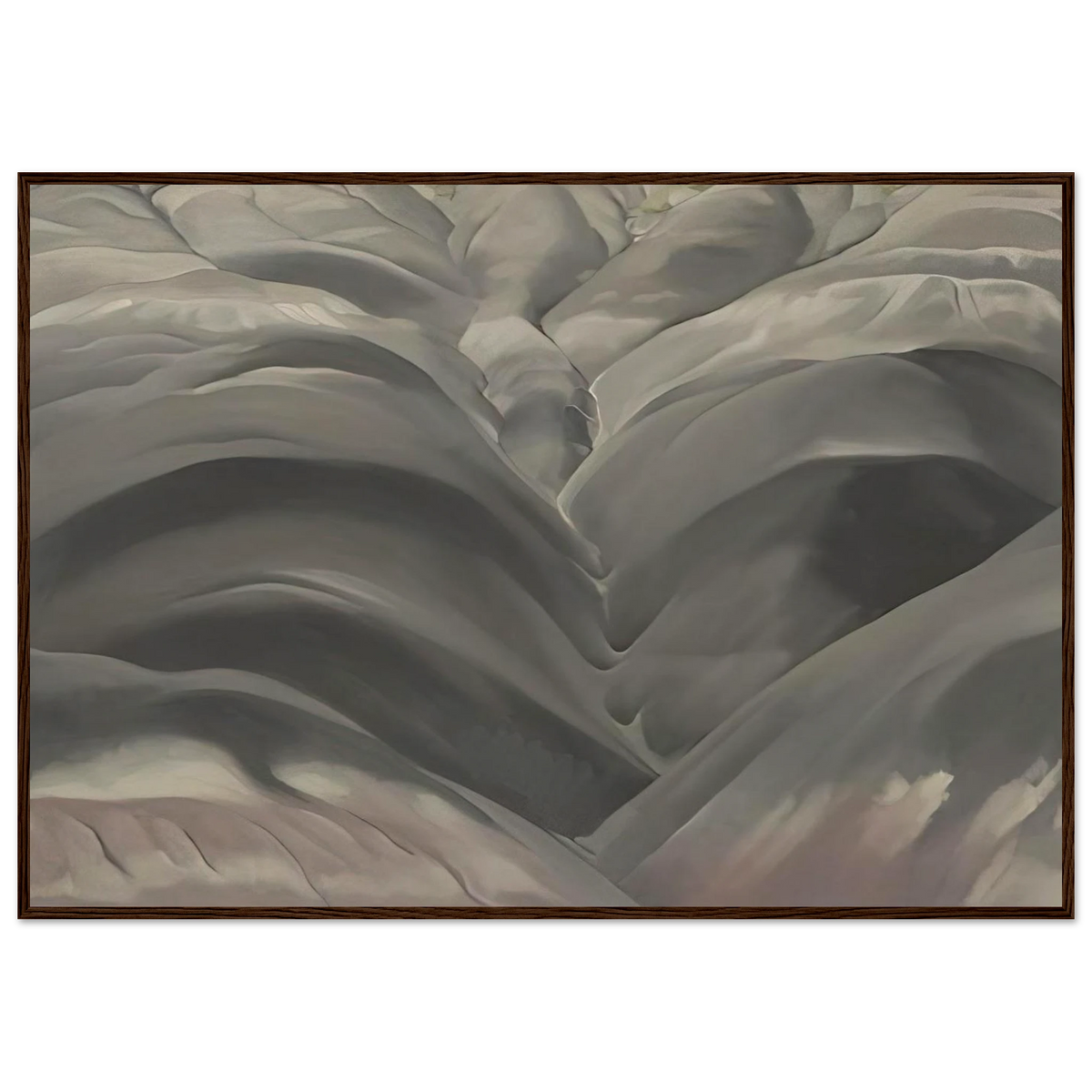 Black Place I Framed Poster | Georgia O'Keeffe Framed Prints Wall Art | Georgia O Keeffe Prints
