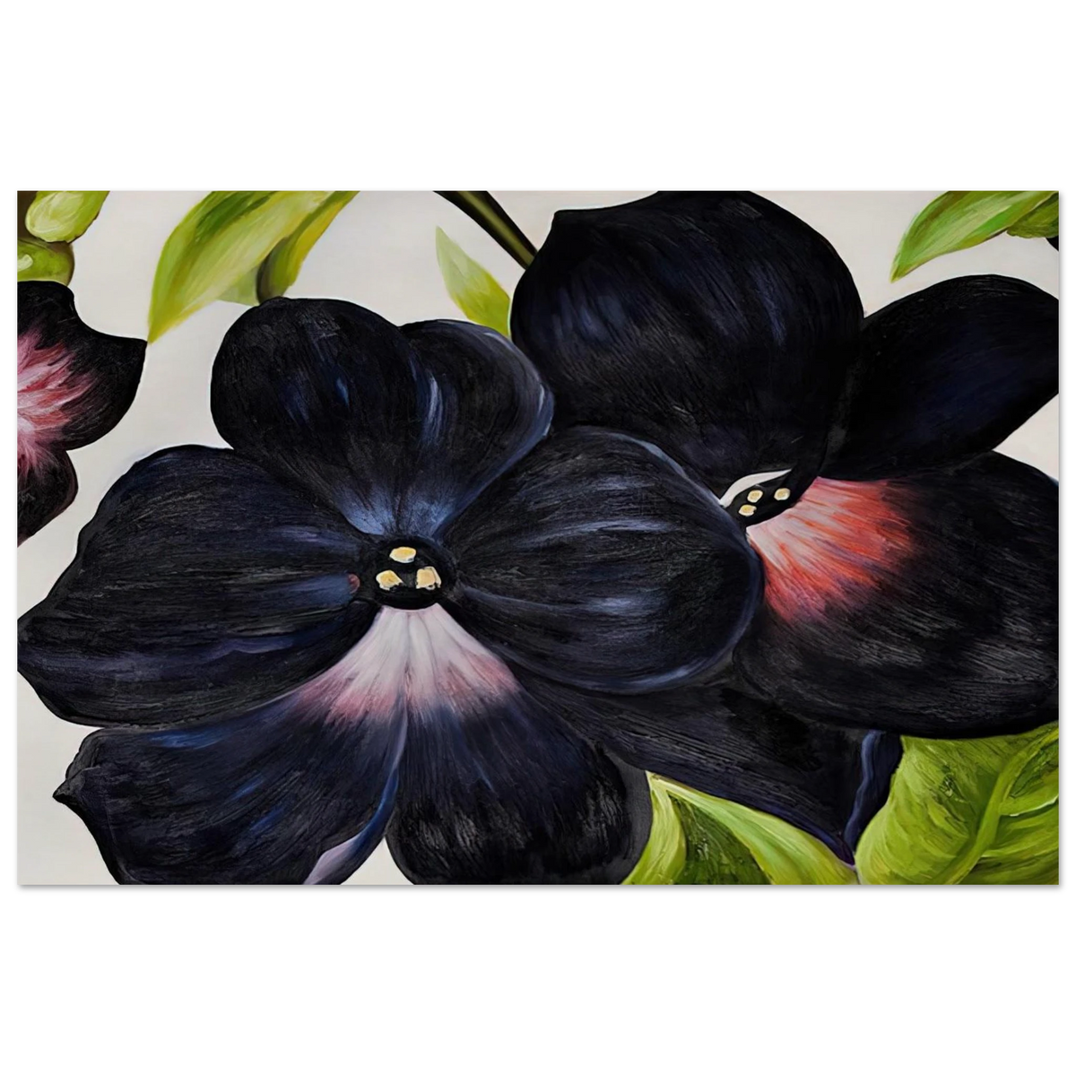 Black and Purple Petunias Poster | Georgia O'Keeffe Poster | Georgia O Keeffe Prints