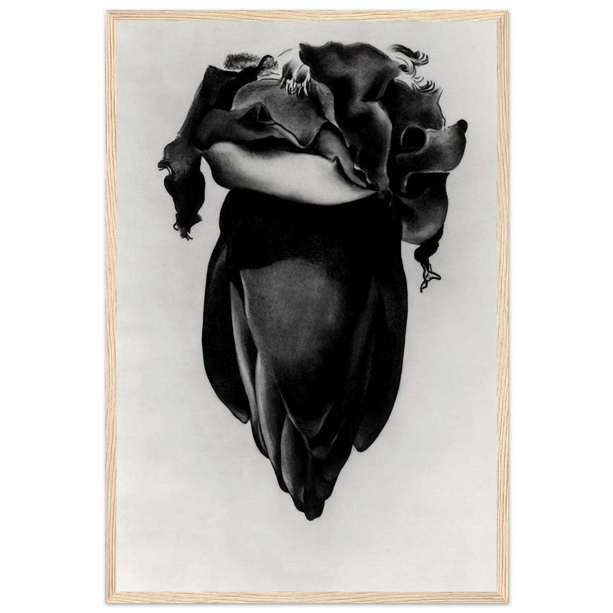 Banana Flower Framed Poster | Georgia O'Keeffe Framed Prints Wall Art | Georgia O Keeffe Prints