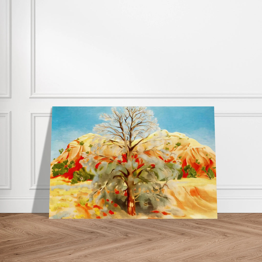 Dead Tree with Pink Hill Poster | Georgia O'Keeffe Poster | Georgia O Keeffe Prints