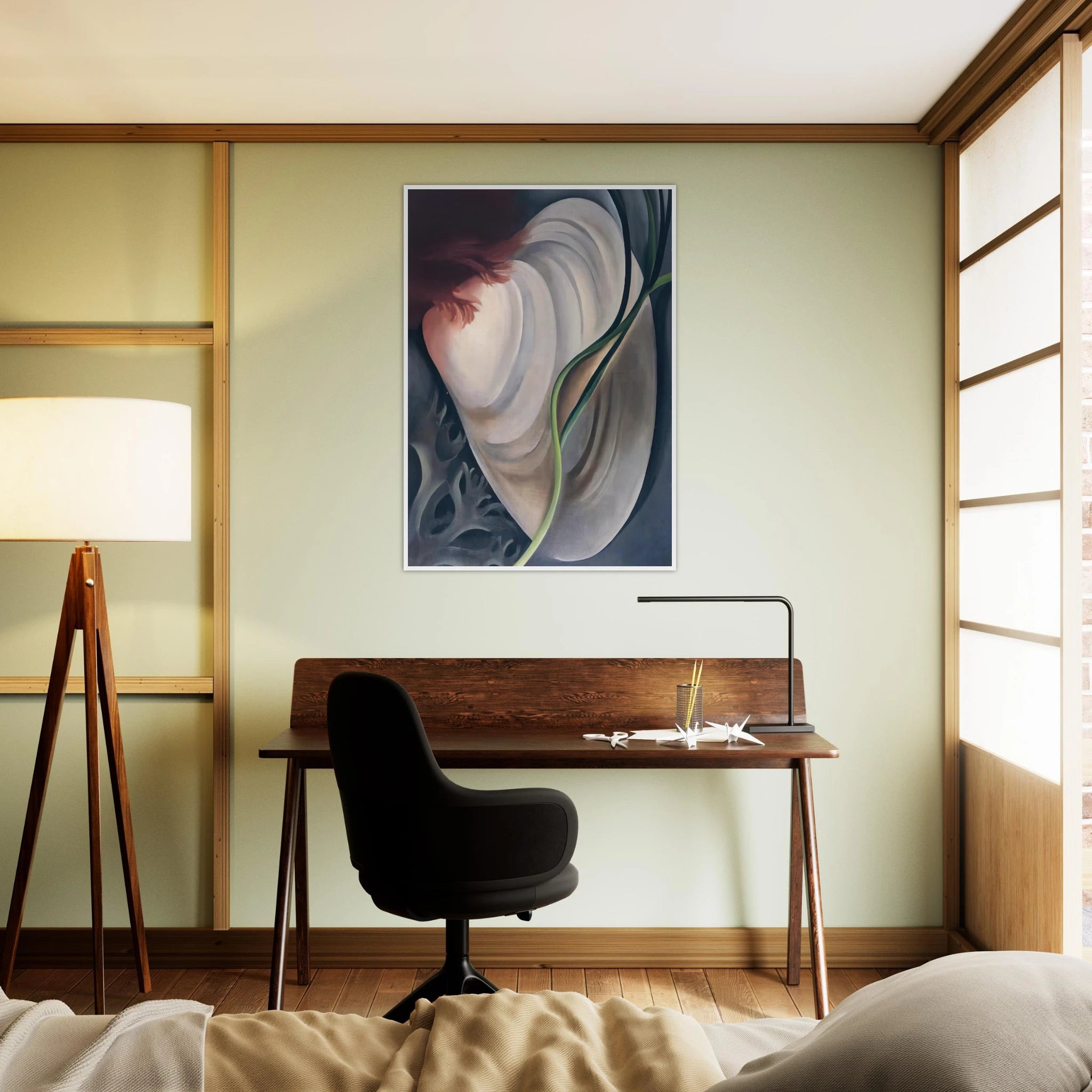 Shell No 2 Framed Poster | Georgia O'Keeffe Framed Prints Wall Art | Georgia O Keeffe Prints