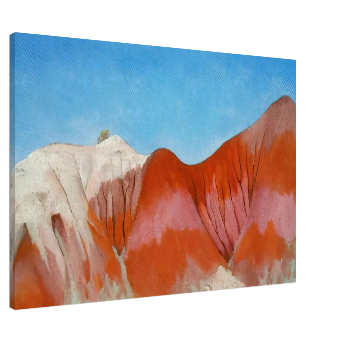 Series near abiquiu, New Mexico - Hills to the left Canvas | Georgia O'Keeffe Canvas | Georgia O Keeffe Prints