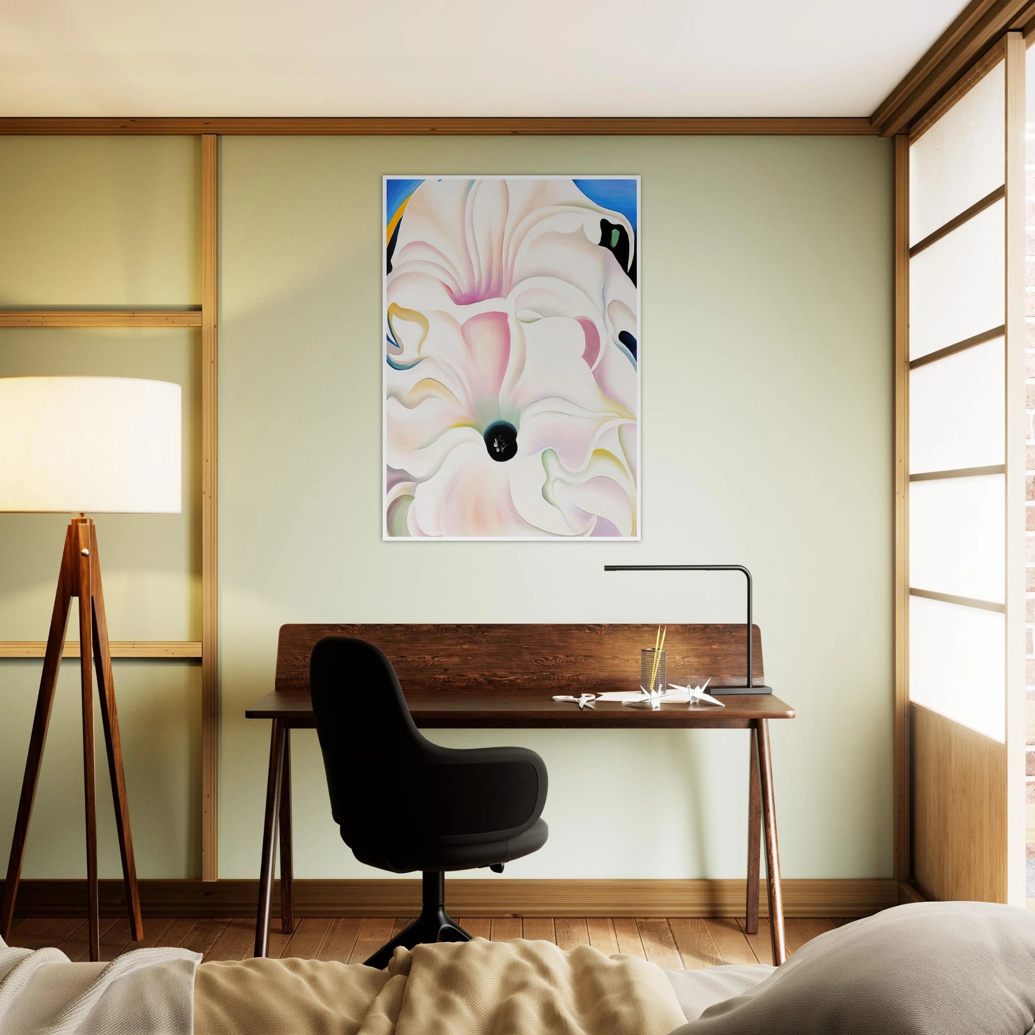 Bella Donna Framed Poster | Georgia O'Keeffe Framed Prints Wall Art | Georgia O Keeffe Prints